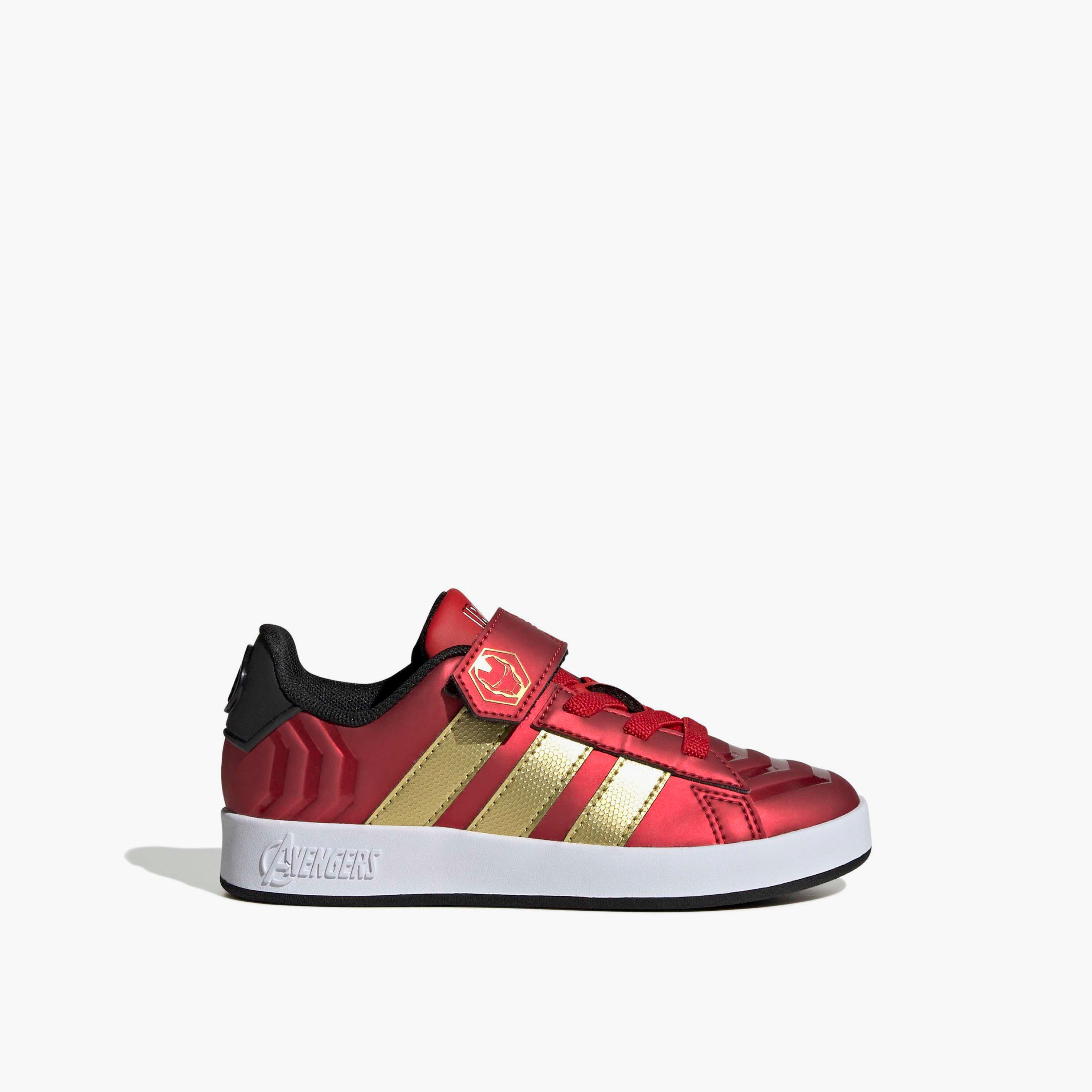 حذاء سنيكرز جراند كورت آيرون مان إي إل بشريط إغلاق لاصق للأولاد من أديداس-sports-boys-shoes-image-2