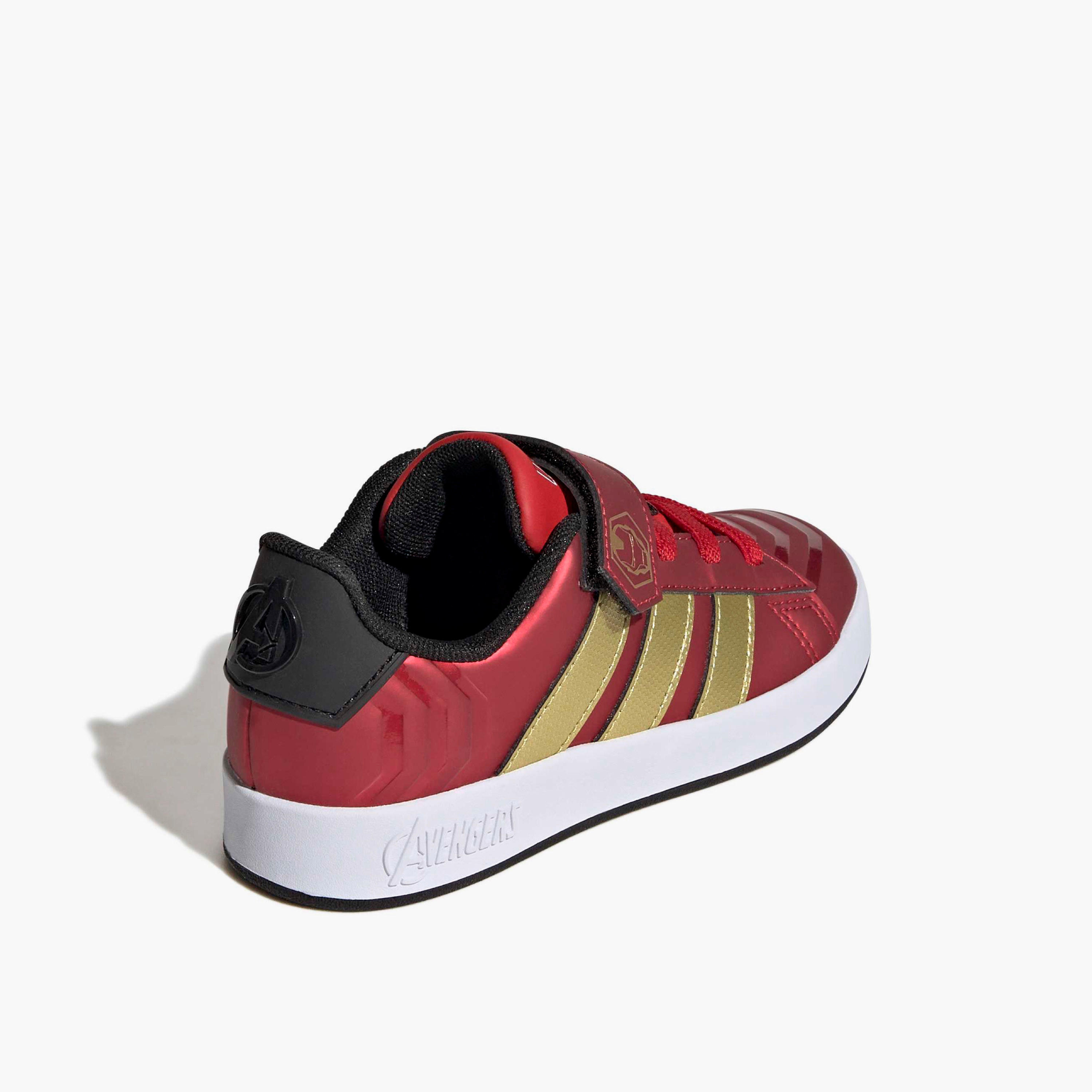 حذاء سنيكرز جراند كورت آيرون مان إي إل بشريط إغلاق لاصق للأولاد من أديداس-sports-boys-shoes-image-3