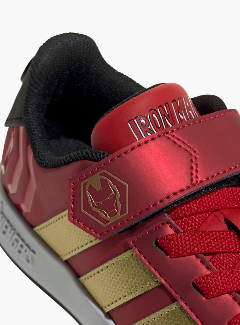 حذاء سنيكرز جراند كورت آيرون مان إي إل بشريط إغلاق لاصق للأولاد من أديداس-sports-boys-shoes-image-6