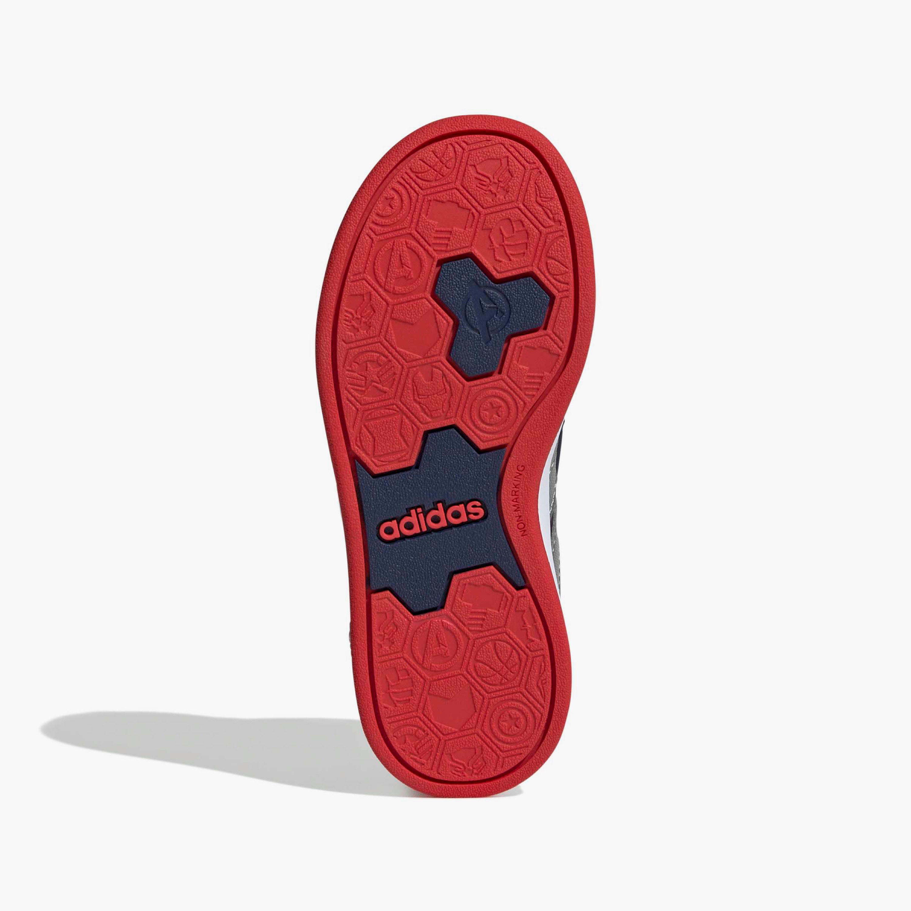Adidas Boys GRAND COURT CAPT AMERICA EL Hook & Loop Sneakers-sports-boys-shoes-image-4