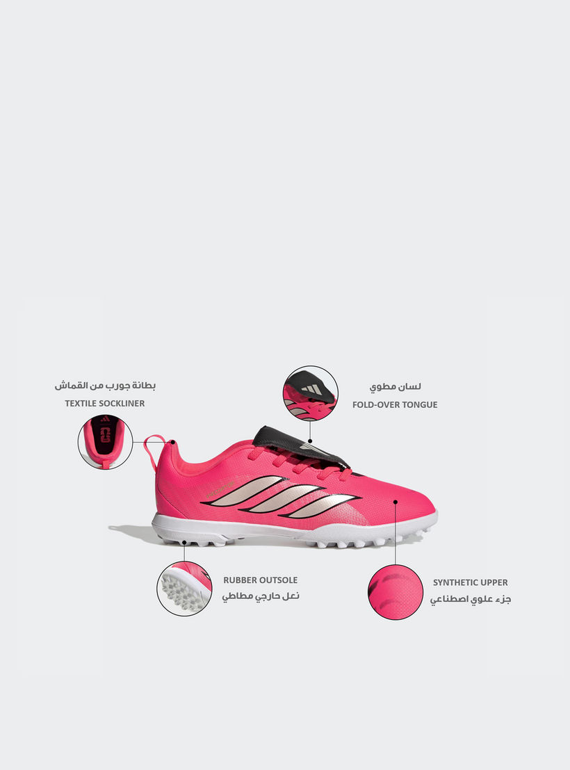 حذاء كرة قدم بأربطة للأولاد من أديداس - بريديتور كلوب-sports-boys-shoes-image-2