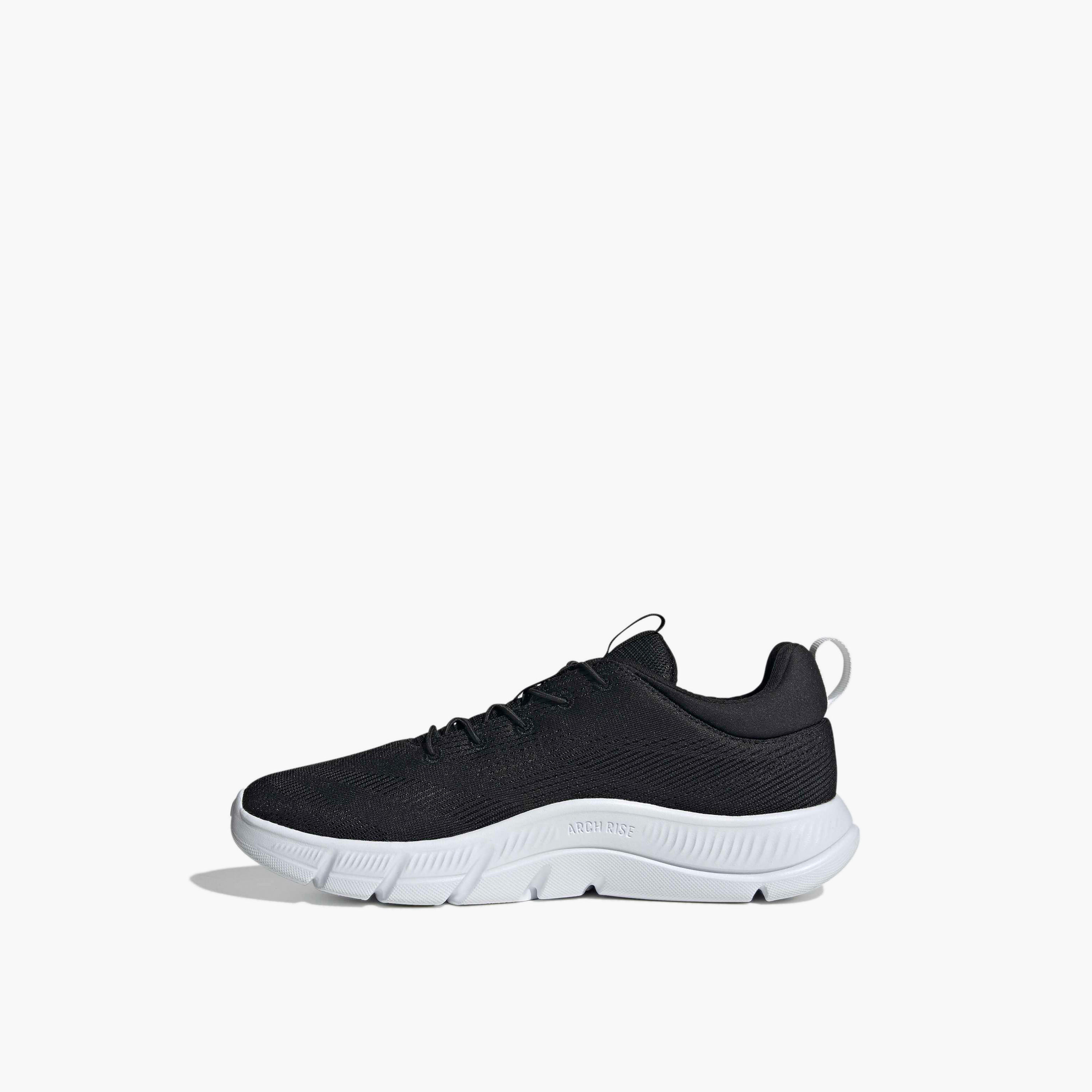 Adidas Men Cloudfoam Flex - Elastic Laces Slip-On Sneakers-sports-men-shoes-image-3