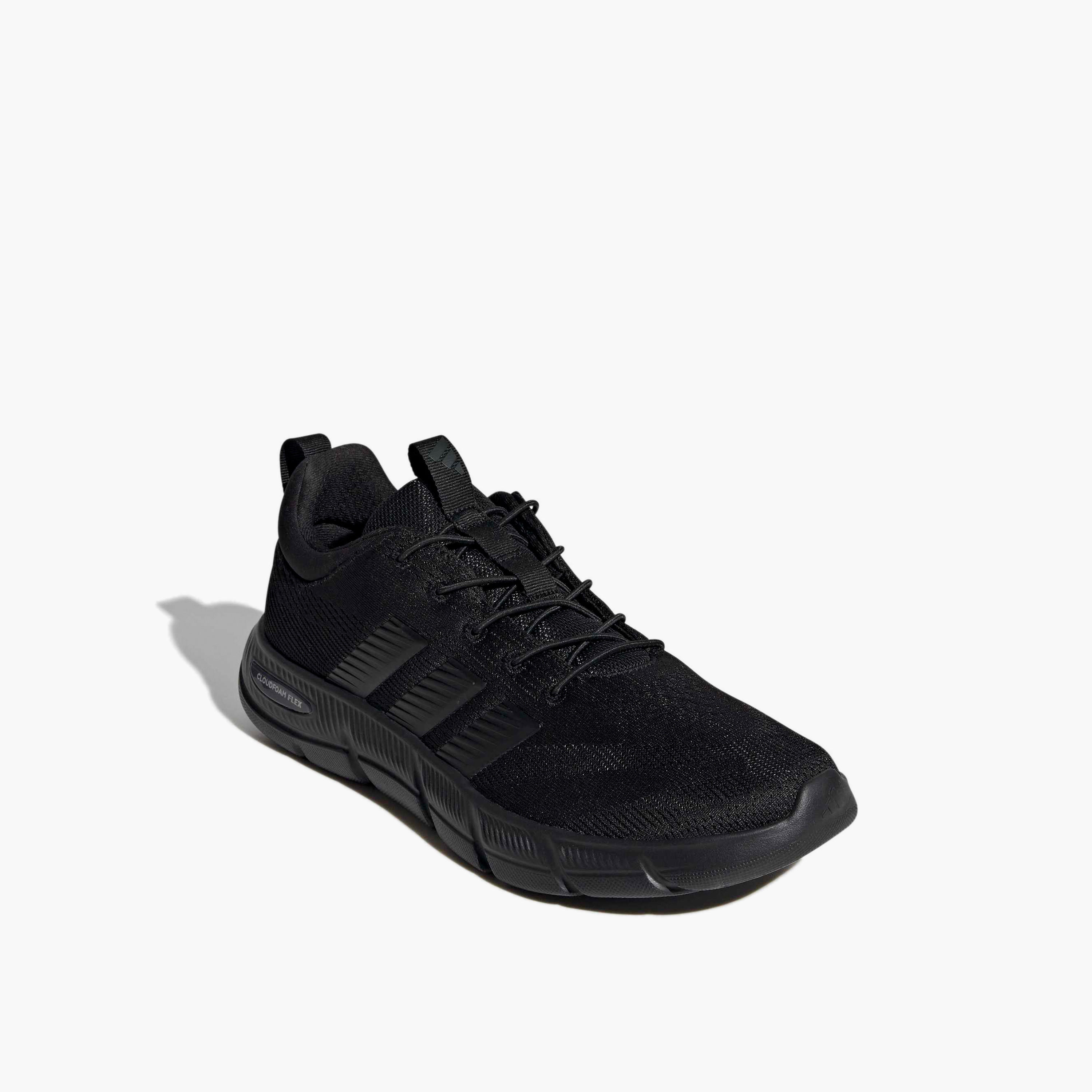 Adidas Men Cloudfoam Flex - Elastic Laces Slip-On Sneakers-sports-men-shoes-image-1