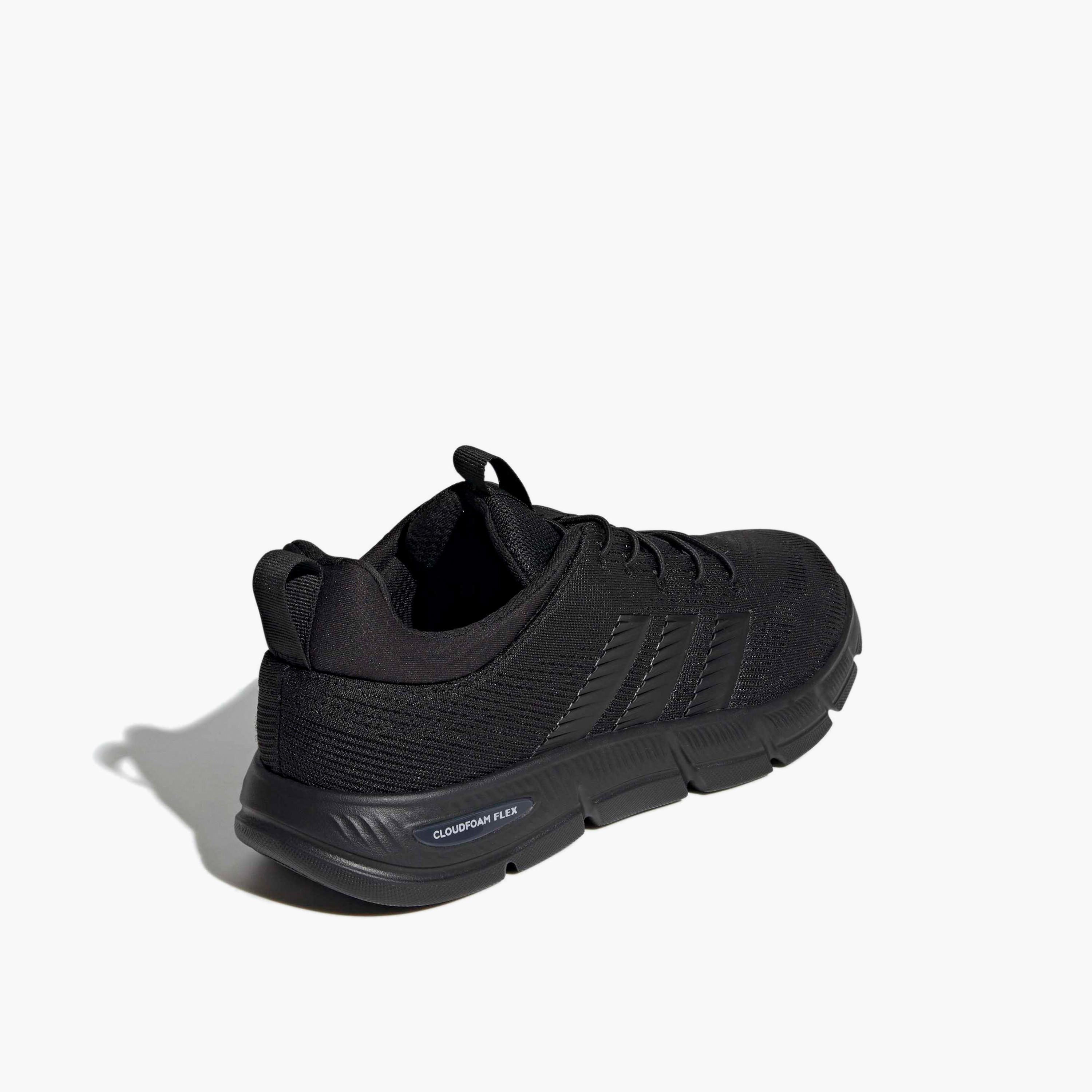 Adidas Men Cloudfoam Flex - Elastic Laces Slip-On Sneakers-sports-men-shoes-image-5
