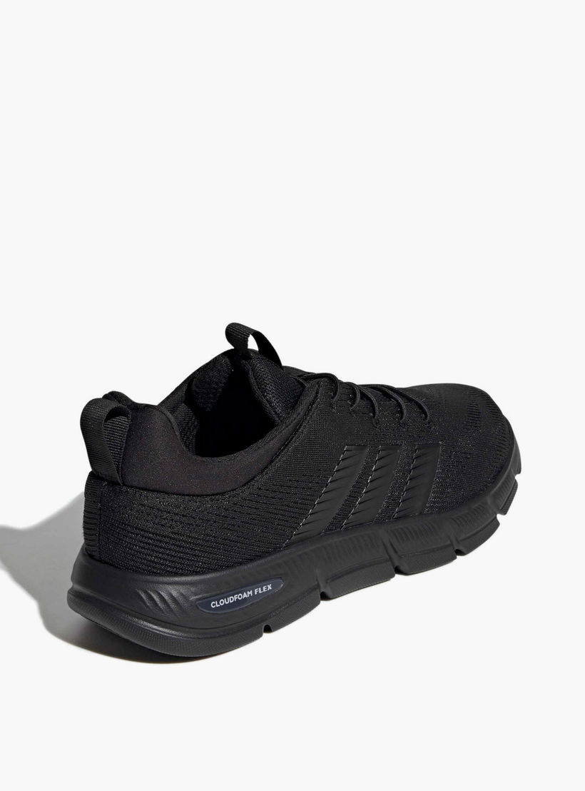 Adidas Men Cloudfoam Flex - Elastic Laces Slip-On Sneakers-sports-men-shoes-image-5