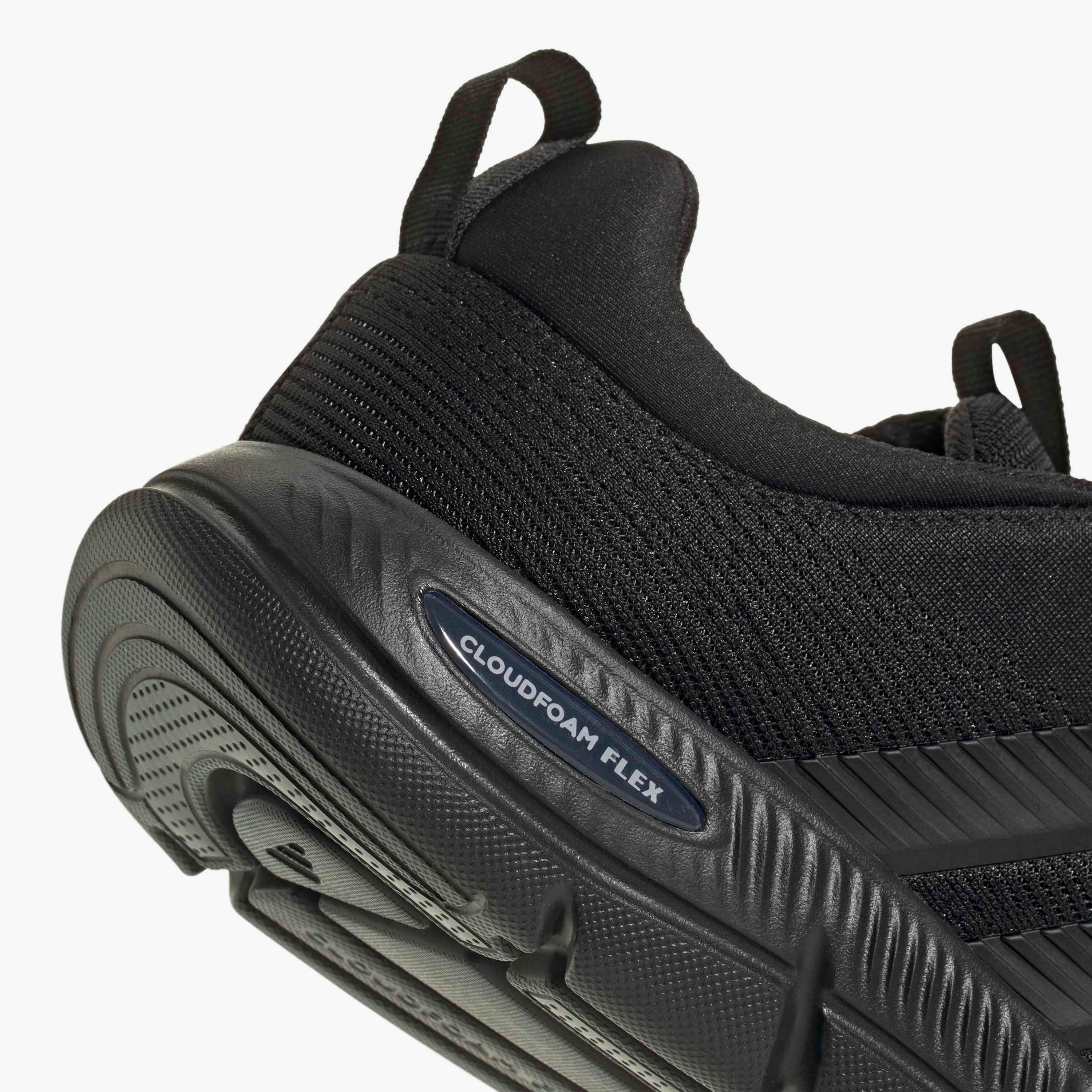 Adidas Men Cloudfoam Flex - Elastic Laces Slip-On Sneakers-sports-men-shoes-image-8