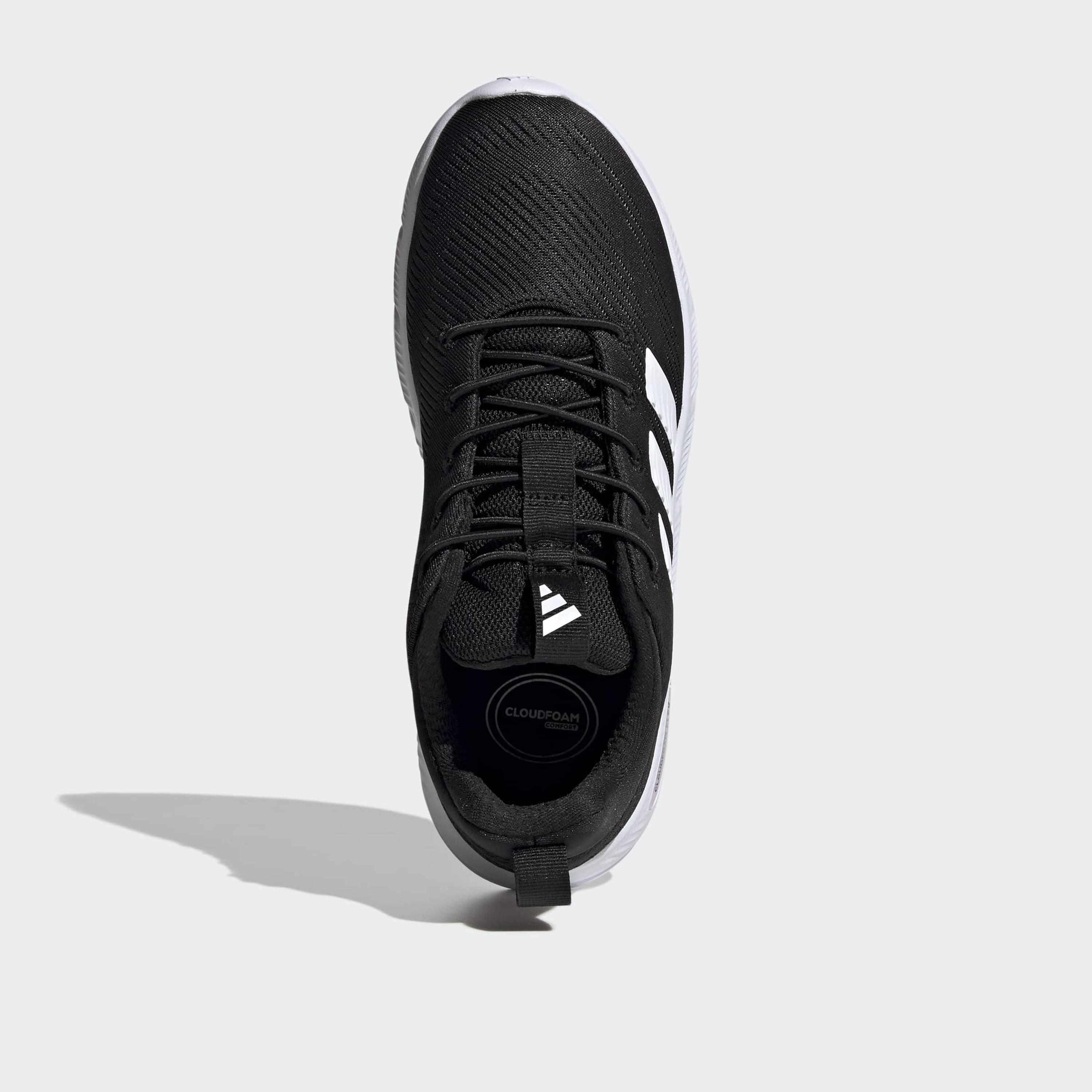 Adidas Women Cloudfoam Flex Elastic Laces Slip-On Ankle Sneakers-women-shoes-sneakers-image-3