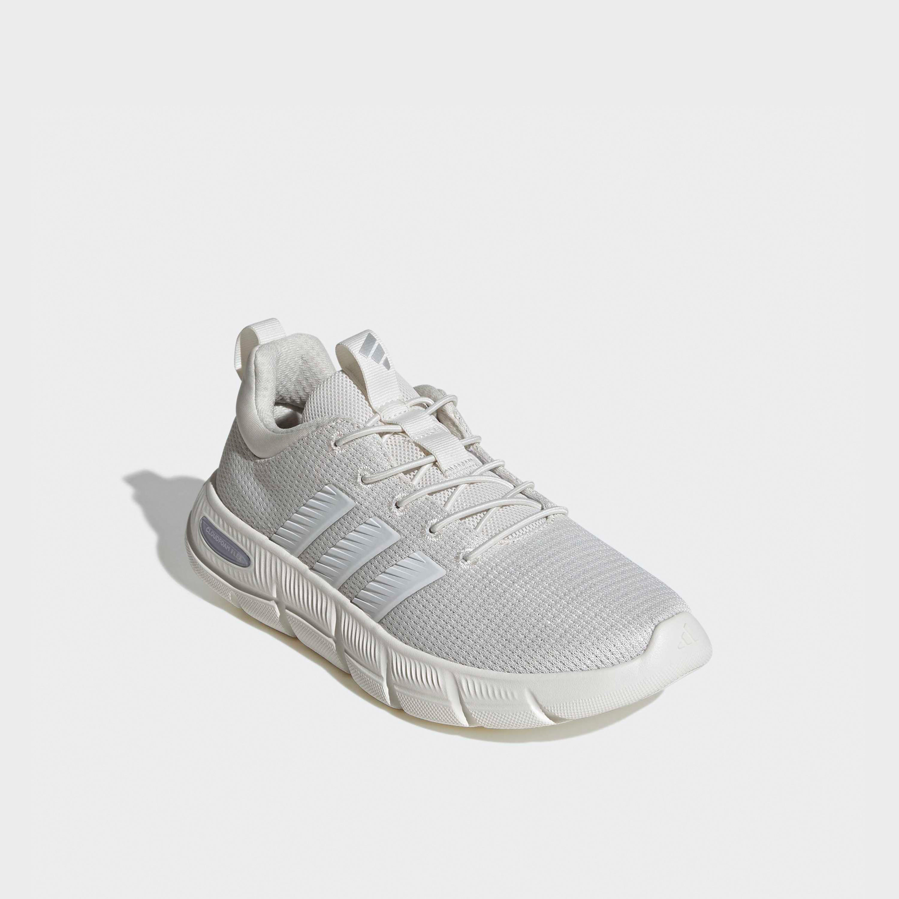 Adidas Women Cloudfoam Flex Elastic Laces Slip-On Ankle Sneakers-women-shoes-sneakers-image-1