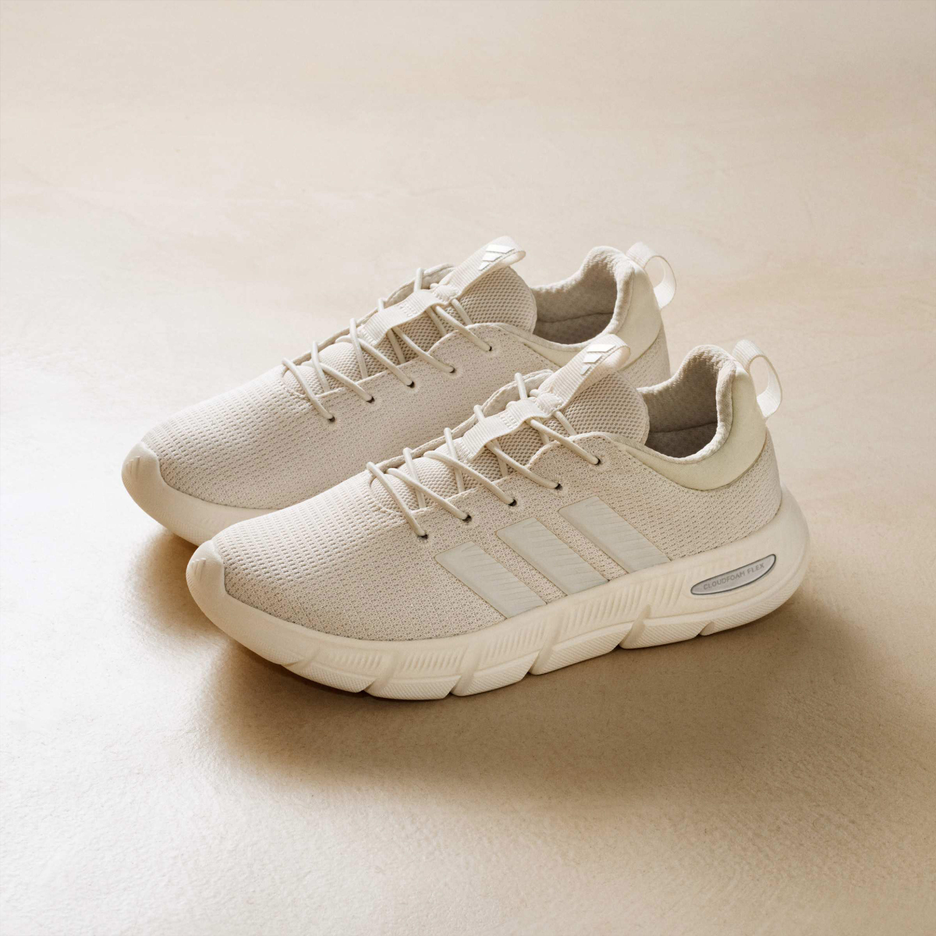 Adidas Women Cloudfoam Flex Elastic Laces Slip-On Ankle Sneakers-women-shoes-sneakers-image-8