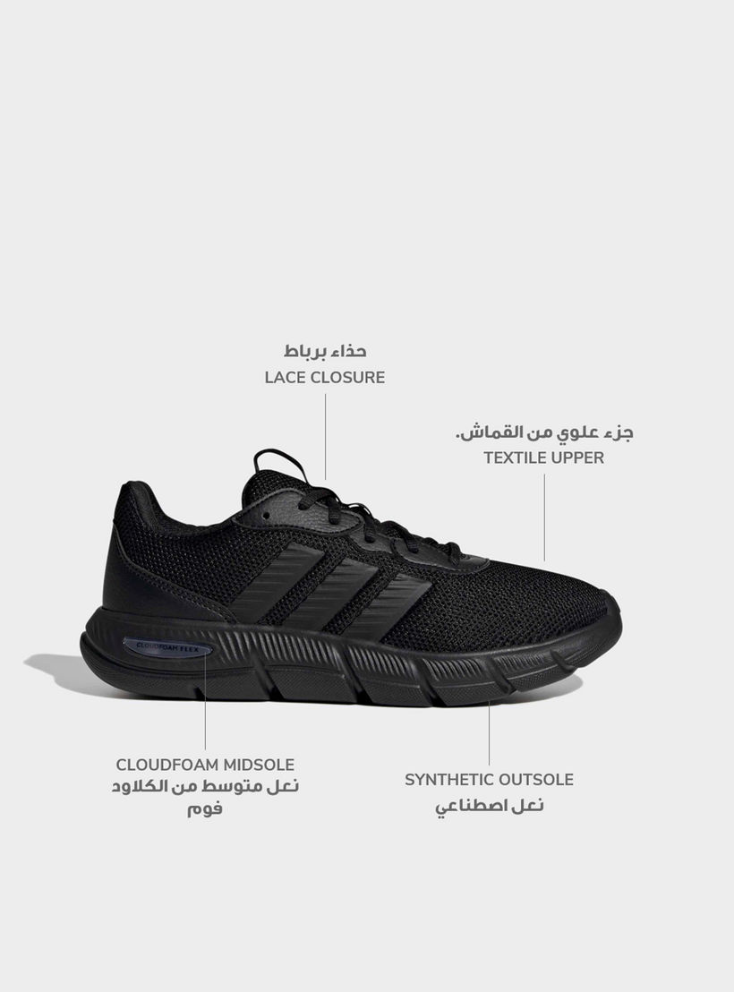 Adidas Women Cloudfoam Flex Lace-Up Ankle Sneakers-sports-women-shoes-image-2
