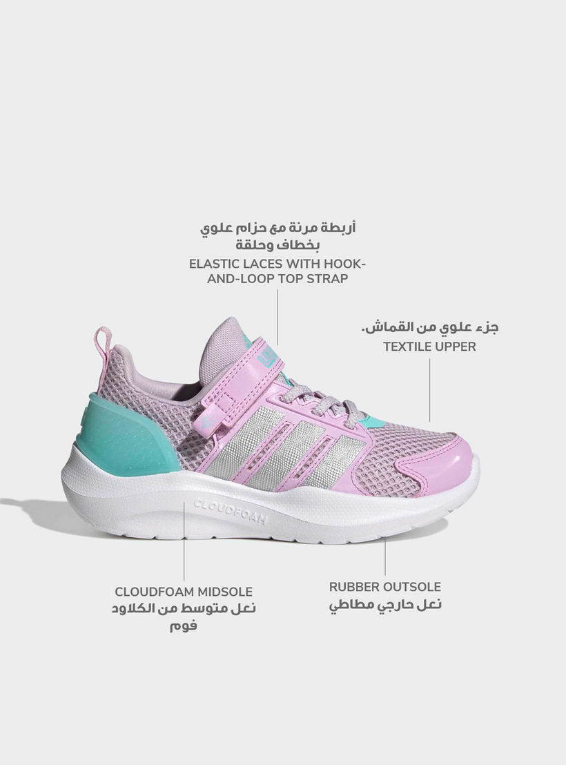 حذاء سنيكرز بشريط إغلاق لاصق "لايتوراما آر إن آر إل" للبنات من أديداس-girls-shoes-sneakers-image-2