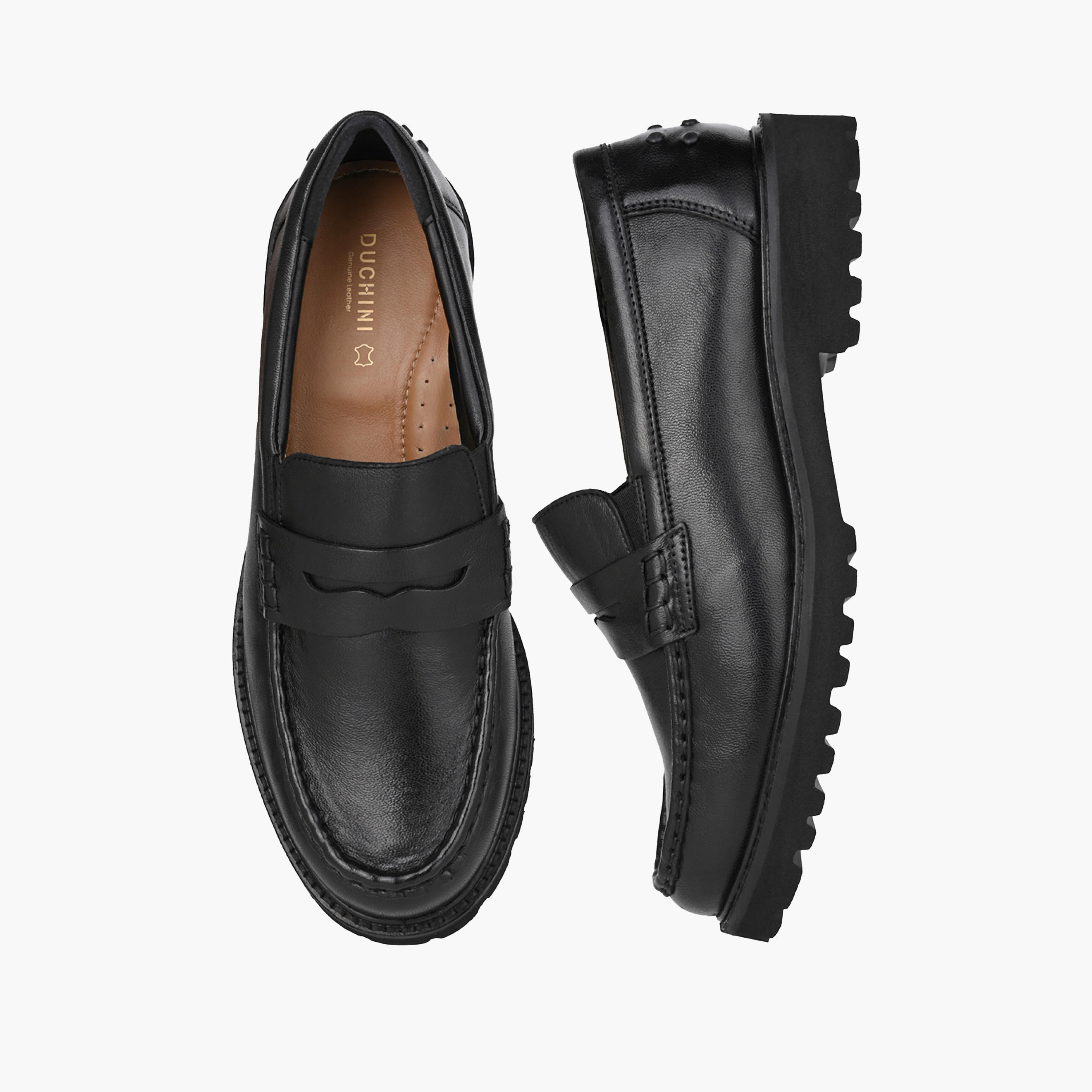حذاء لوفر جلد سهل الارتداء للنساء من دوتشيني-women-shoes-flats-loafers-image-1