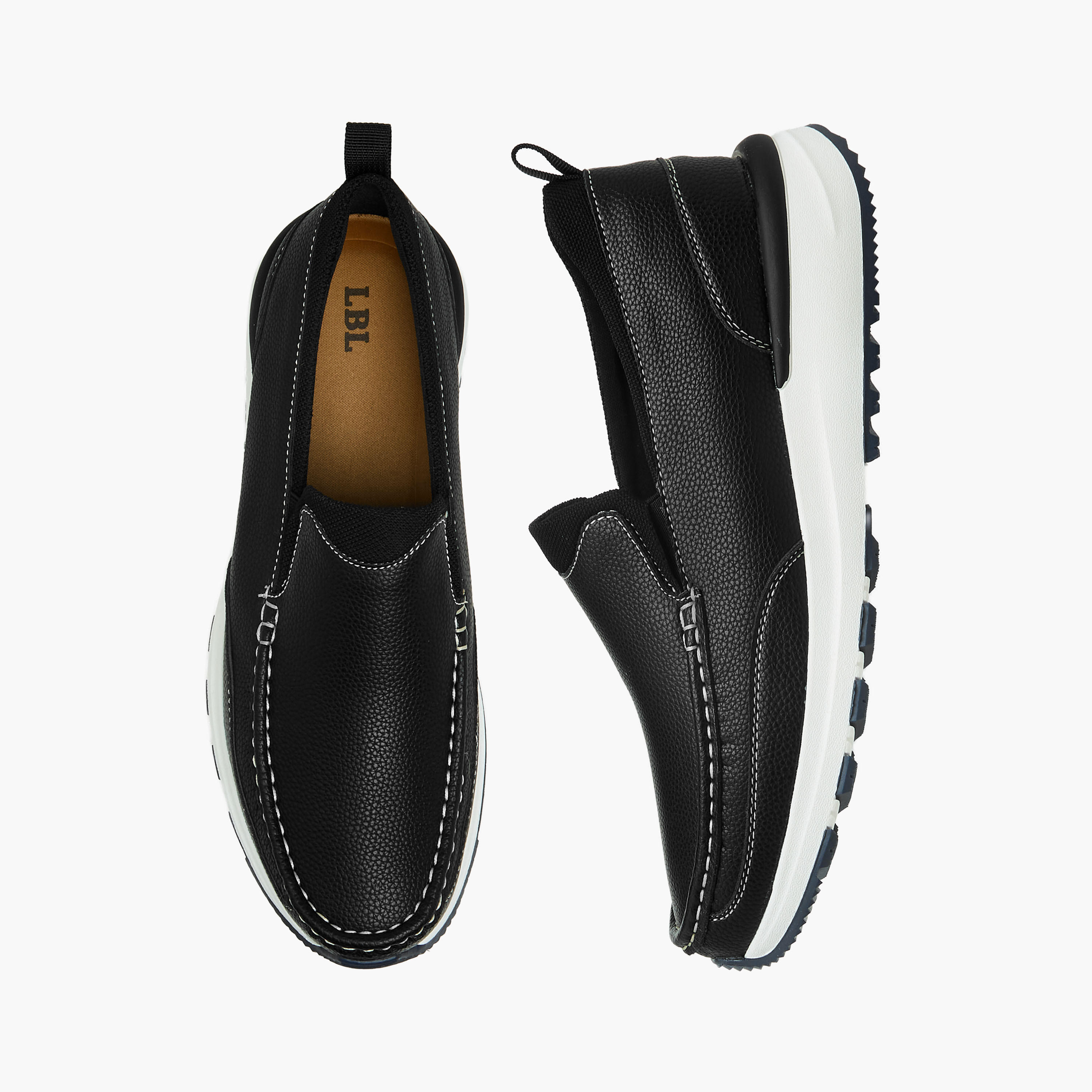 LBL by Shoexpress Men Textured Loafers-men-shoes-loafersandmoccasins-image-1