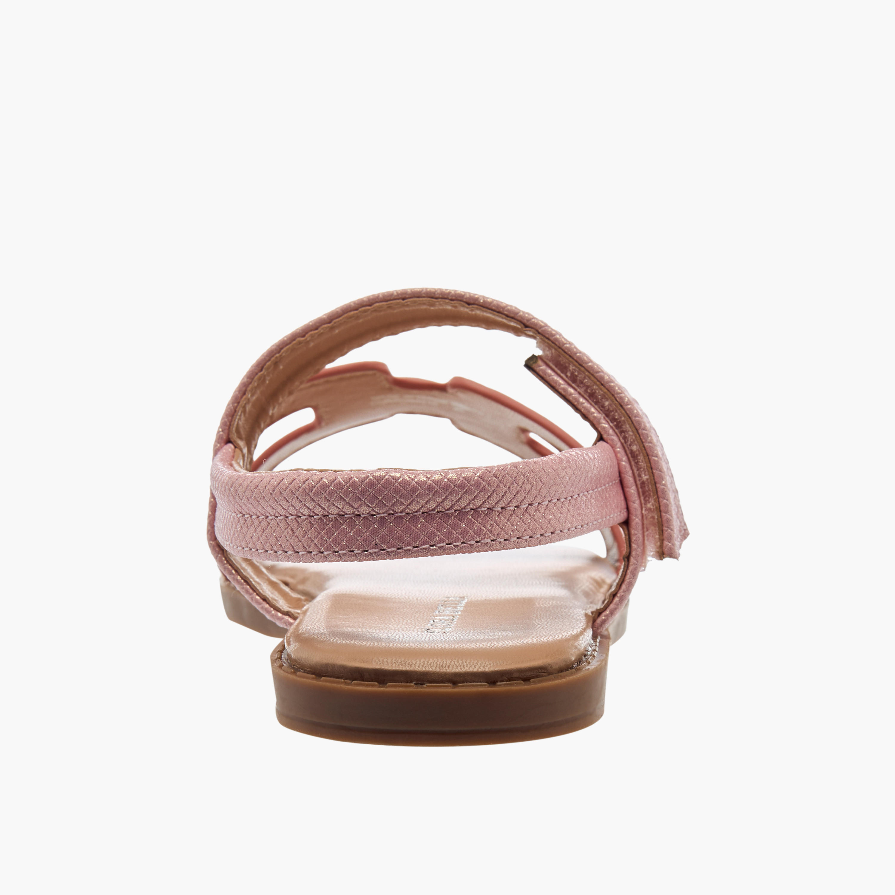 صندل بارز الملمس بشريط إغلاق لاصق للبنات من فلورا بيلا-girls-shoes-sandals-image-4
