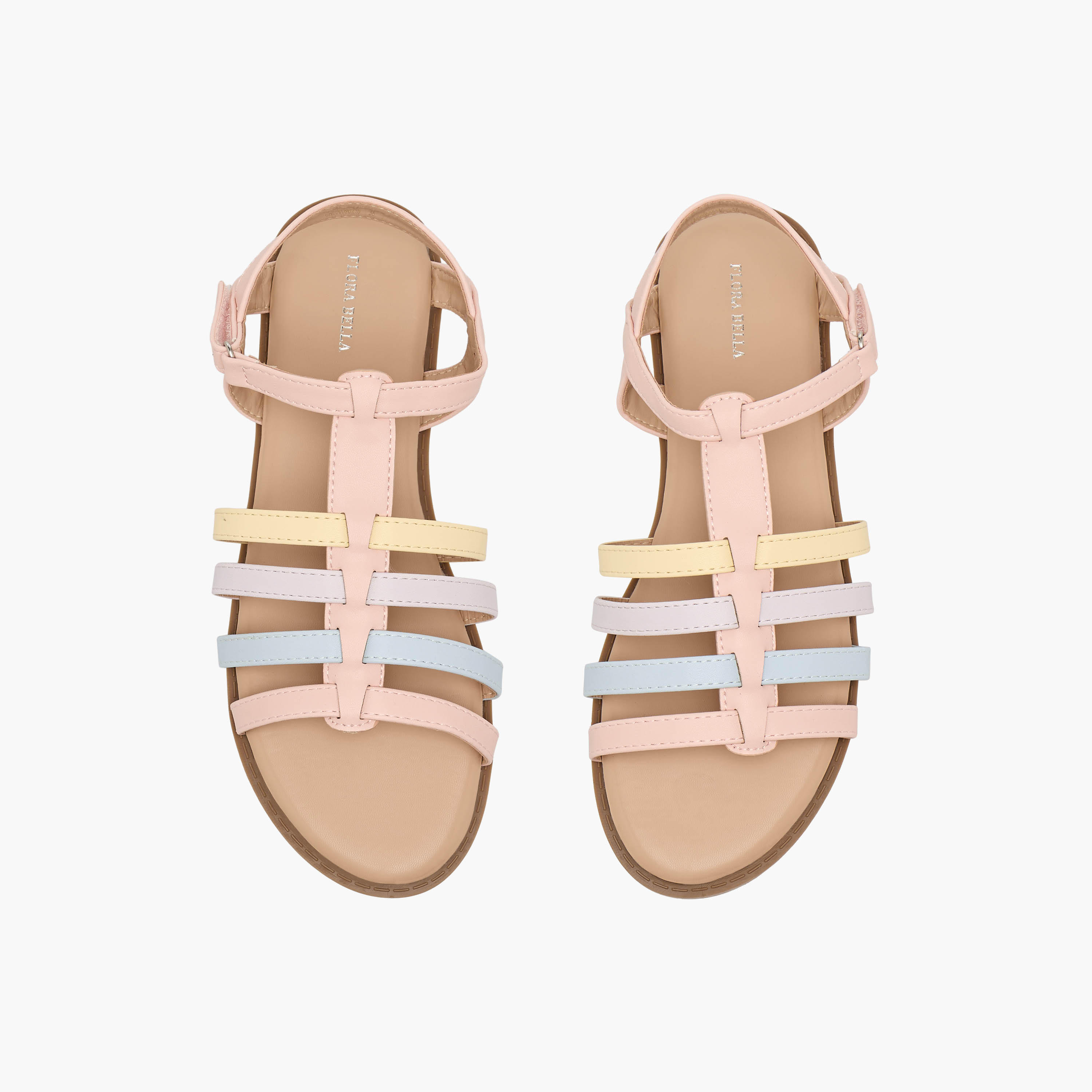 Flora Bella Girls Hook & Loop Flat Sandals-girls-shoes-sandals-image-1