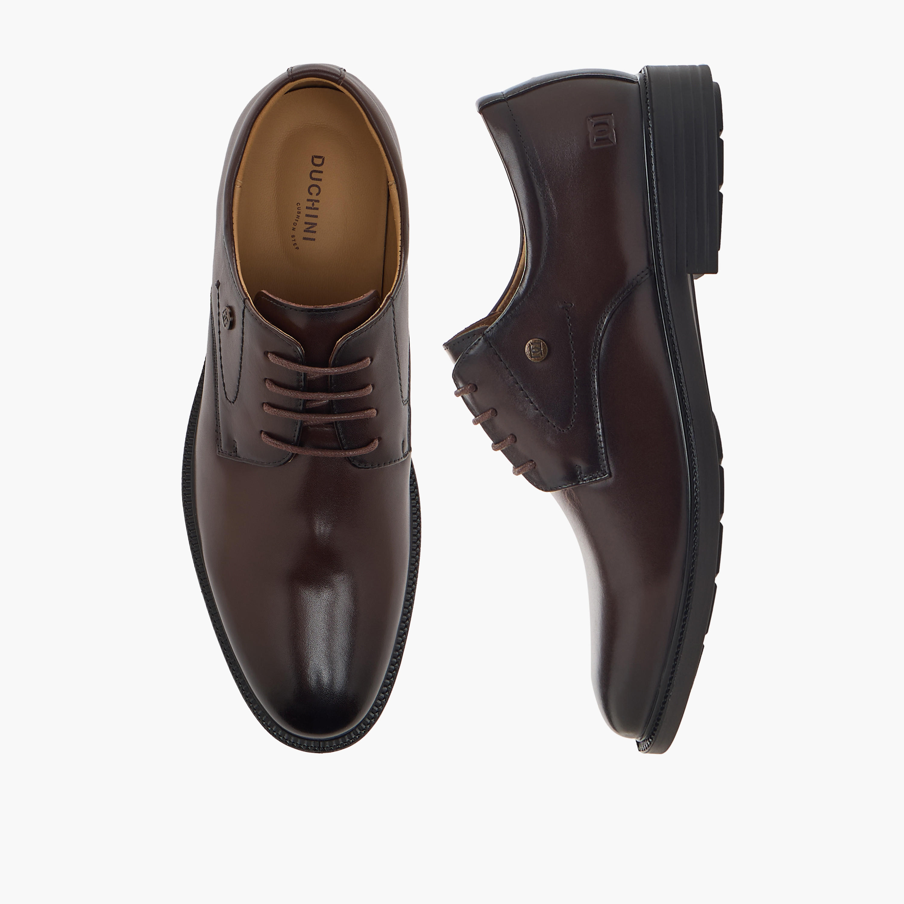 Duchini Men Lace-Up Leather Derby Shoes-men-shoes-formalshoes-image-1
