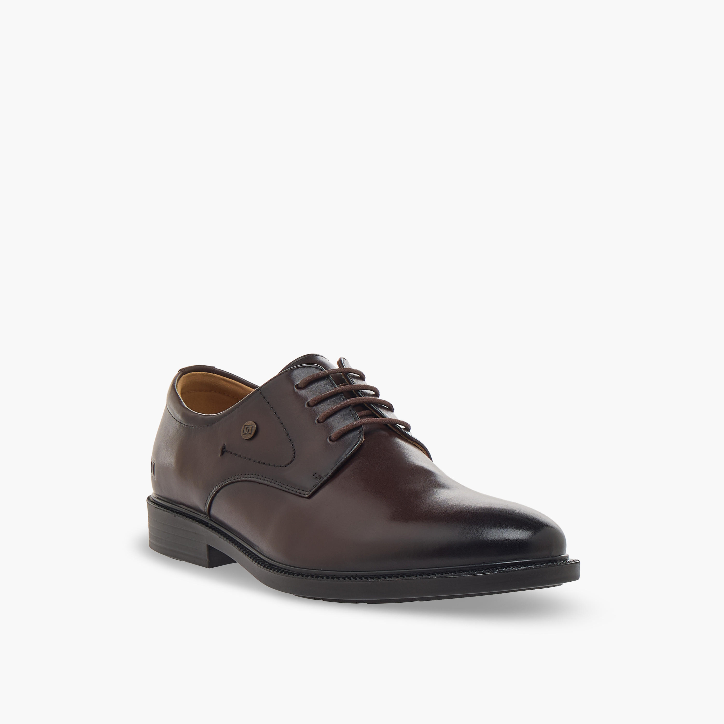Duchini Men Lace-Up Leather Derby Shoes-men-shoes-formalshoes-image-2