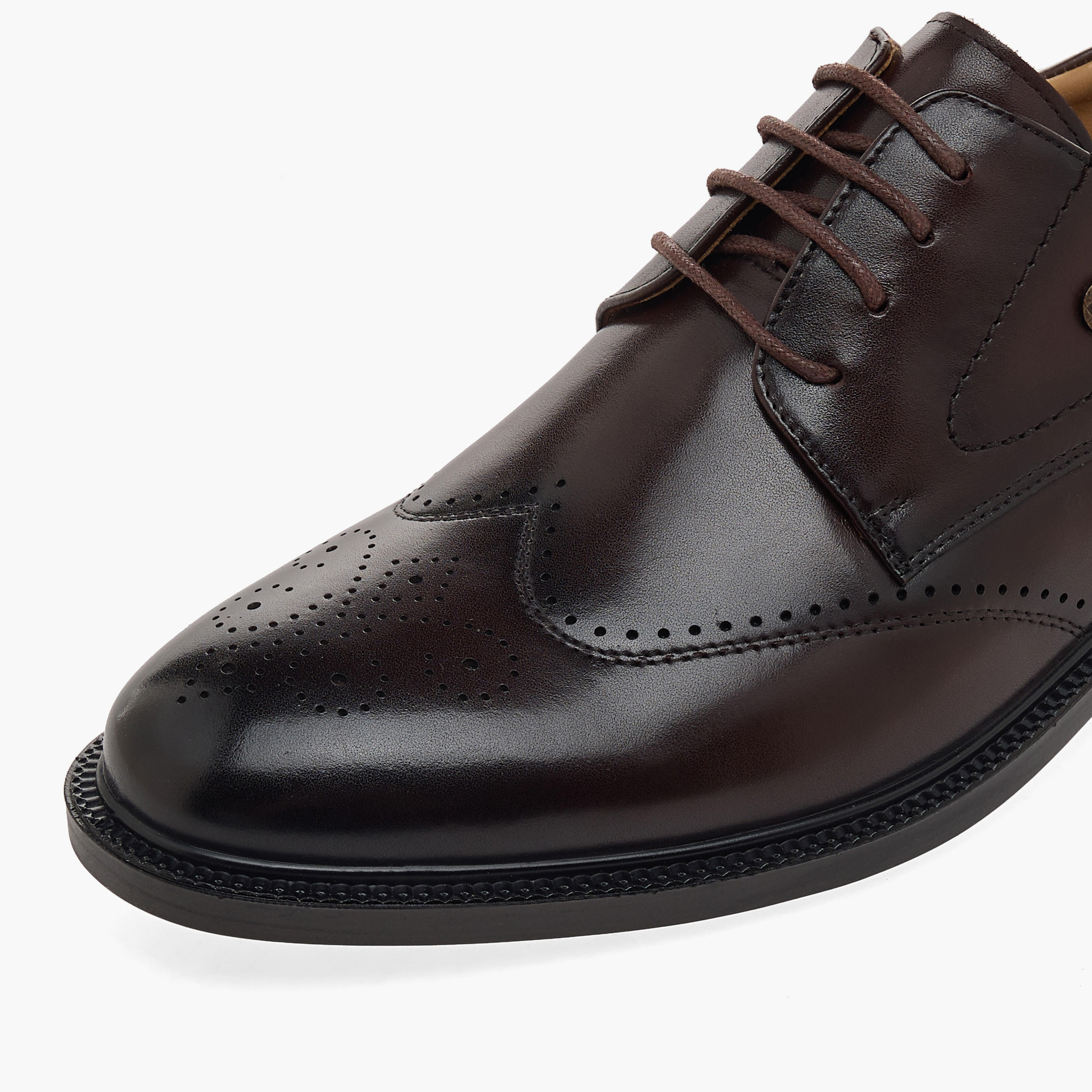 Duchini Men Lace-Up Leather Derby Shoes-men-shoes-formalshoes-image-7