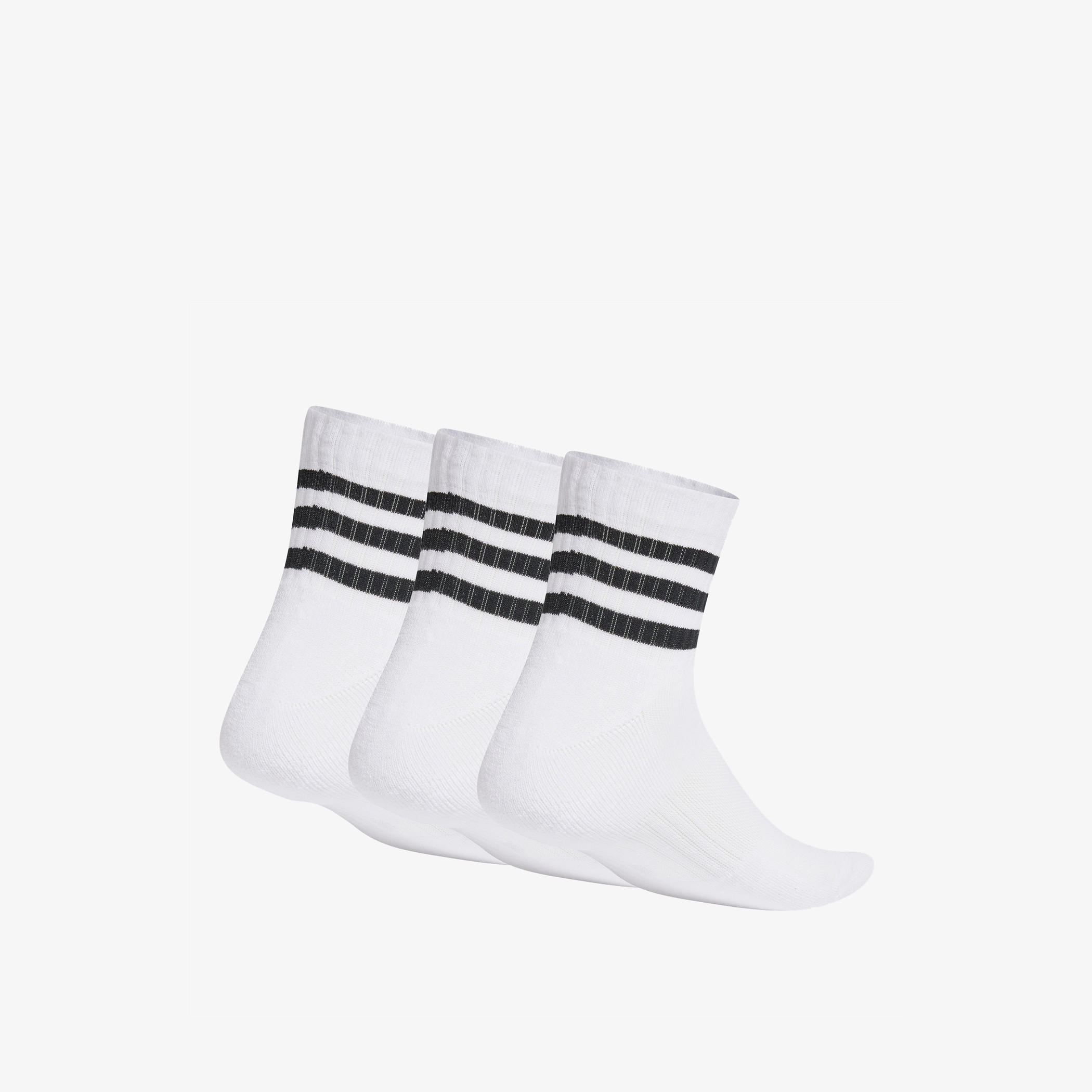 طقم جوارب بطول متوسط 3 أزواج وتفاصيل شعار من أديداس-men-socks-image-2