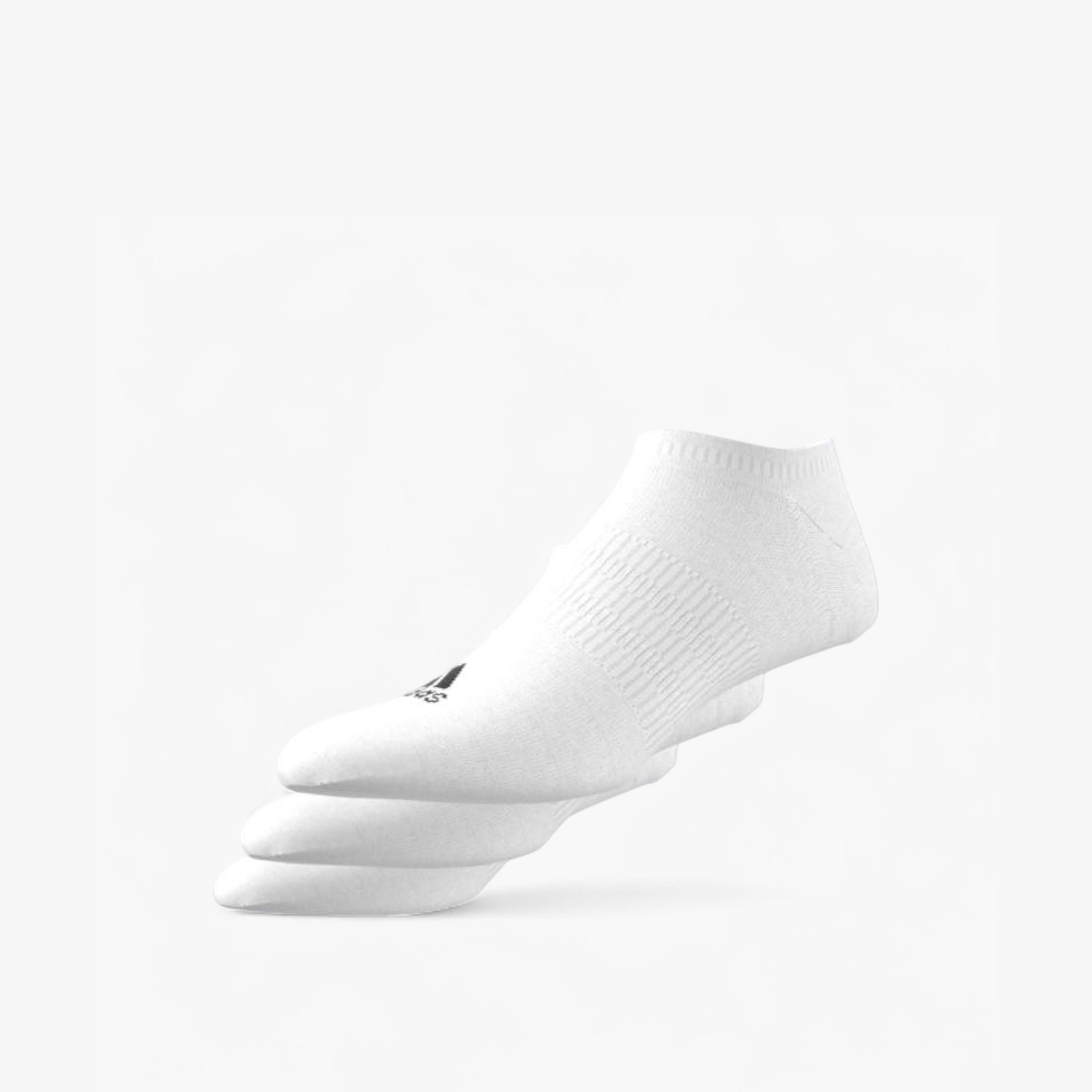 Adidas Logo Print No Show Sports Socks - Set of 3-men-socks-image-7