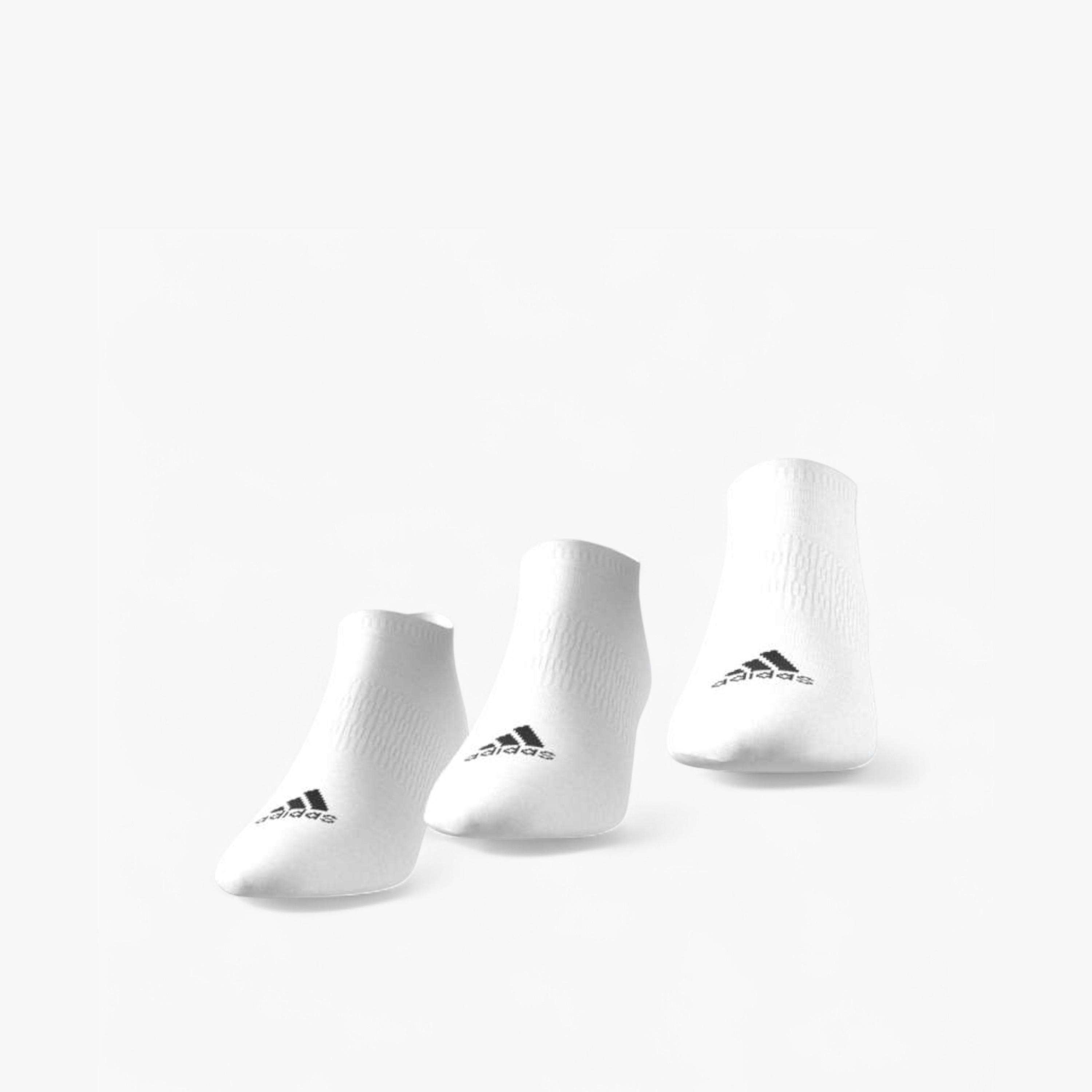 Adidas Logo Print No Show Sports Socks - Set of 3-men-socks-image-8