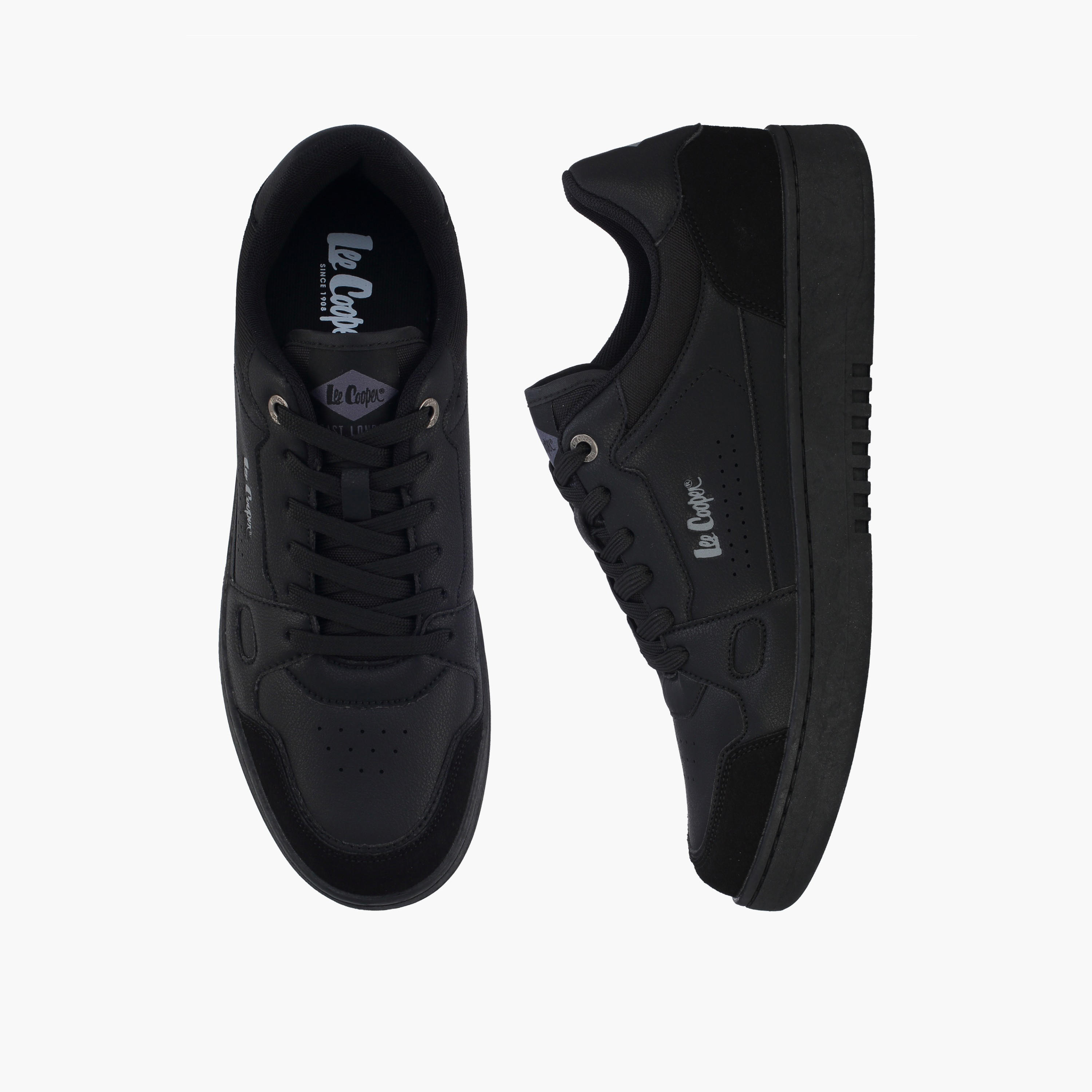 حذاء سنيكرز بطول الكاحل ورباط إغلاق للرجال من لي كوبر-men-shoes-sneakers-image-1