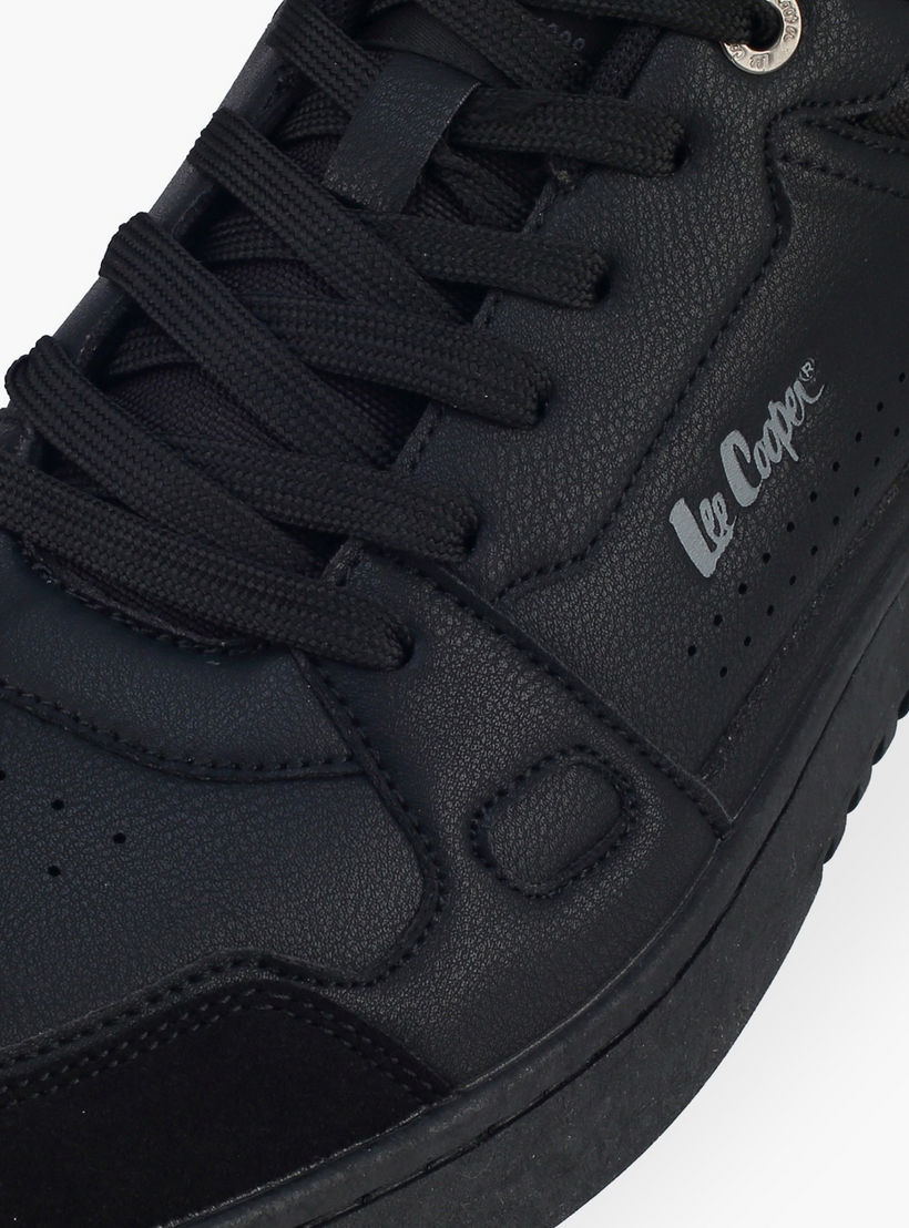 حذاء سنيكرز بطول الكاحل ورباط إغلاق للرجال من لي كوبر-men-shoes-sneakers-image-4