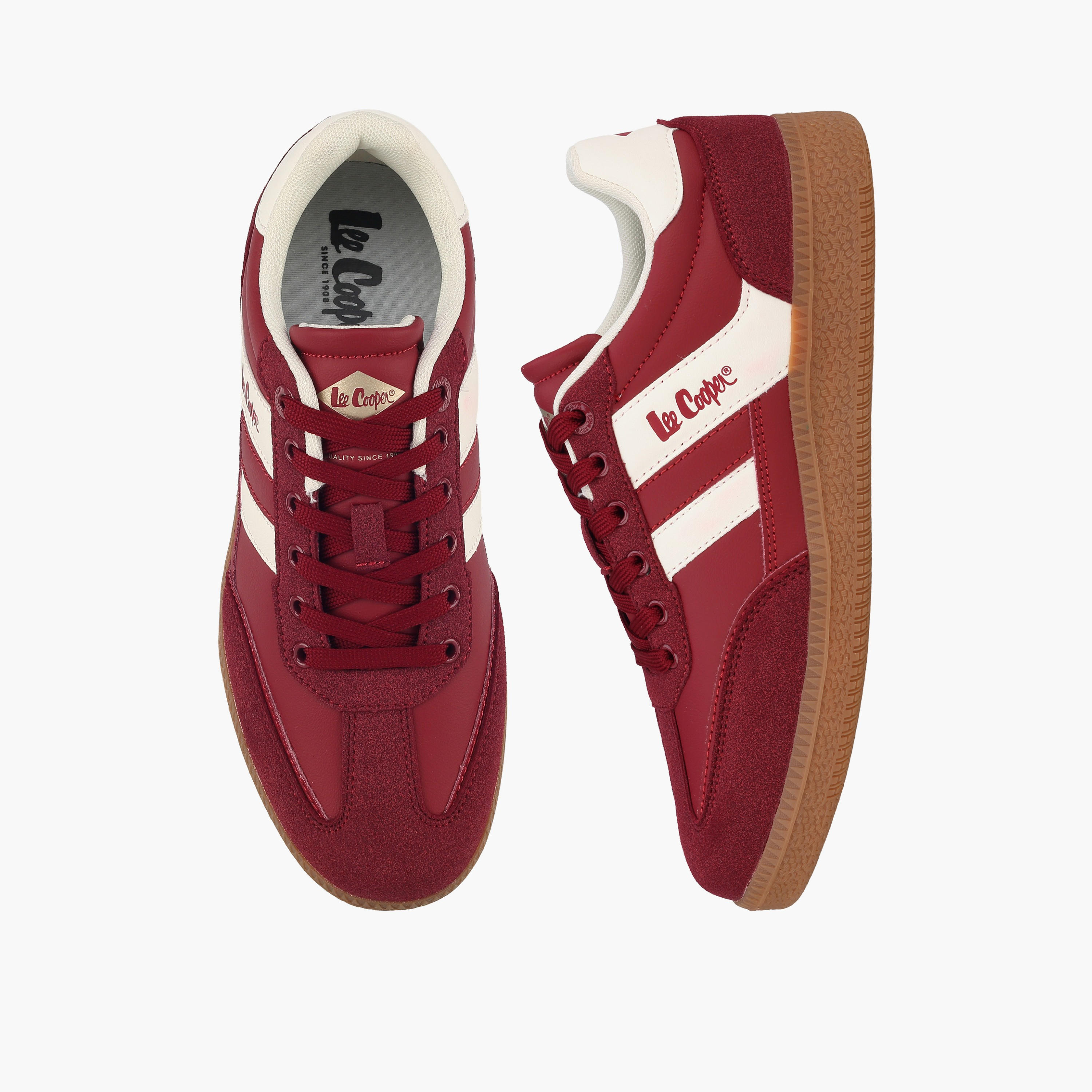 Lee Cooper Women Panelled Lace-Up Ankle Sneakers-women-shoes-sneakers-image-1