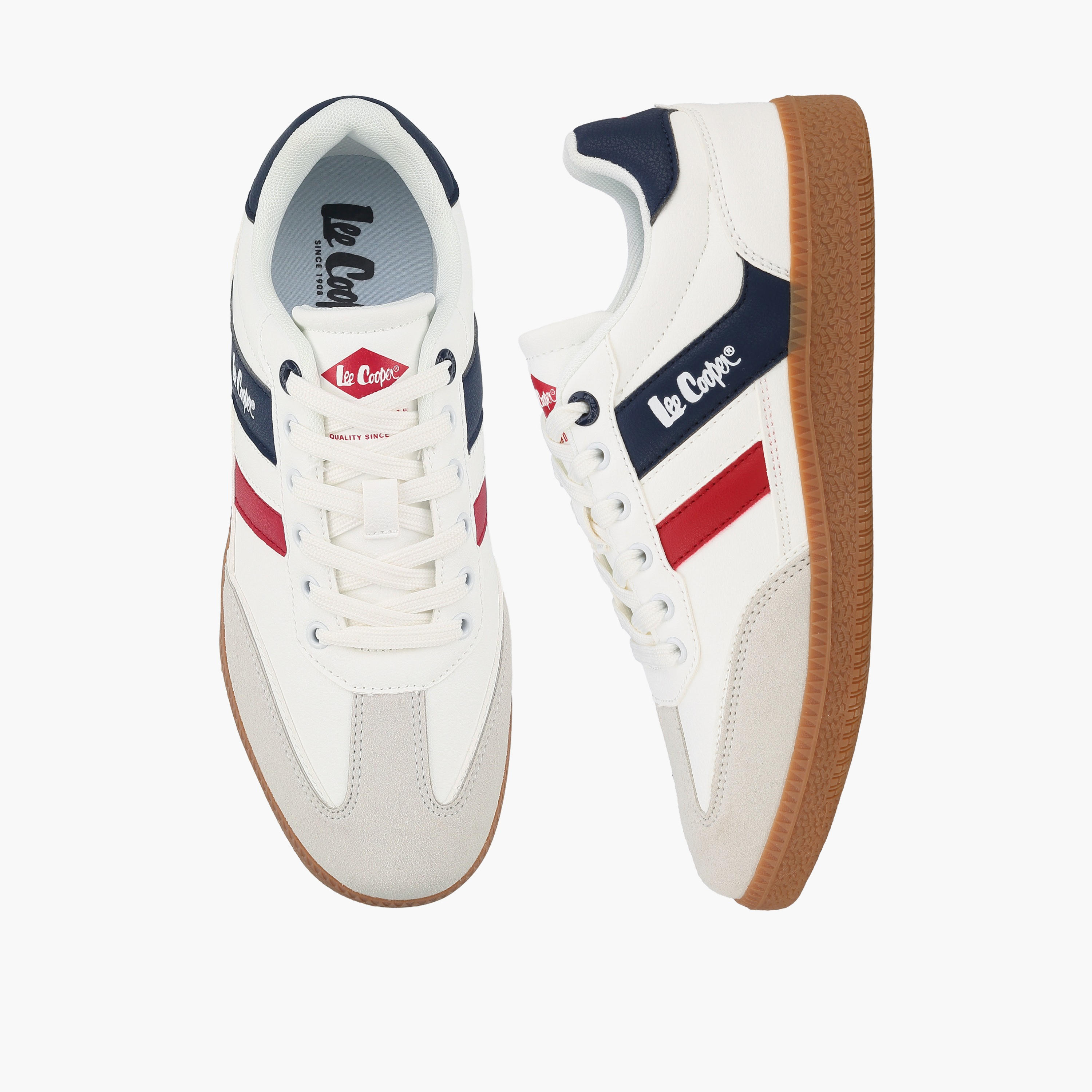 Lee Cooper Women Panelled Lace-Up Ankle Sneakers-women-shoes-sneakers-image-1