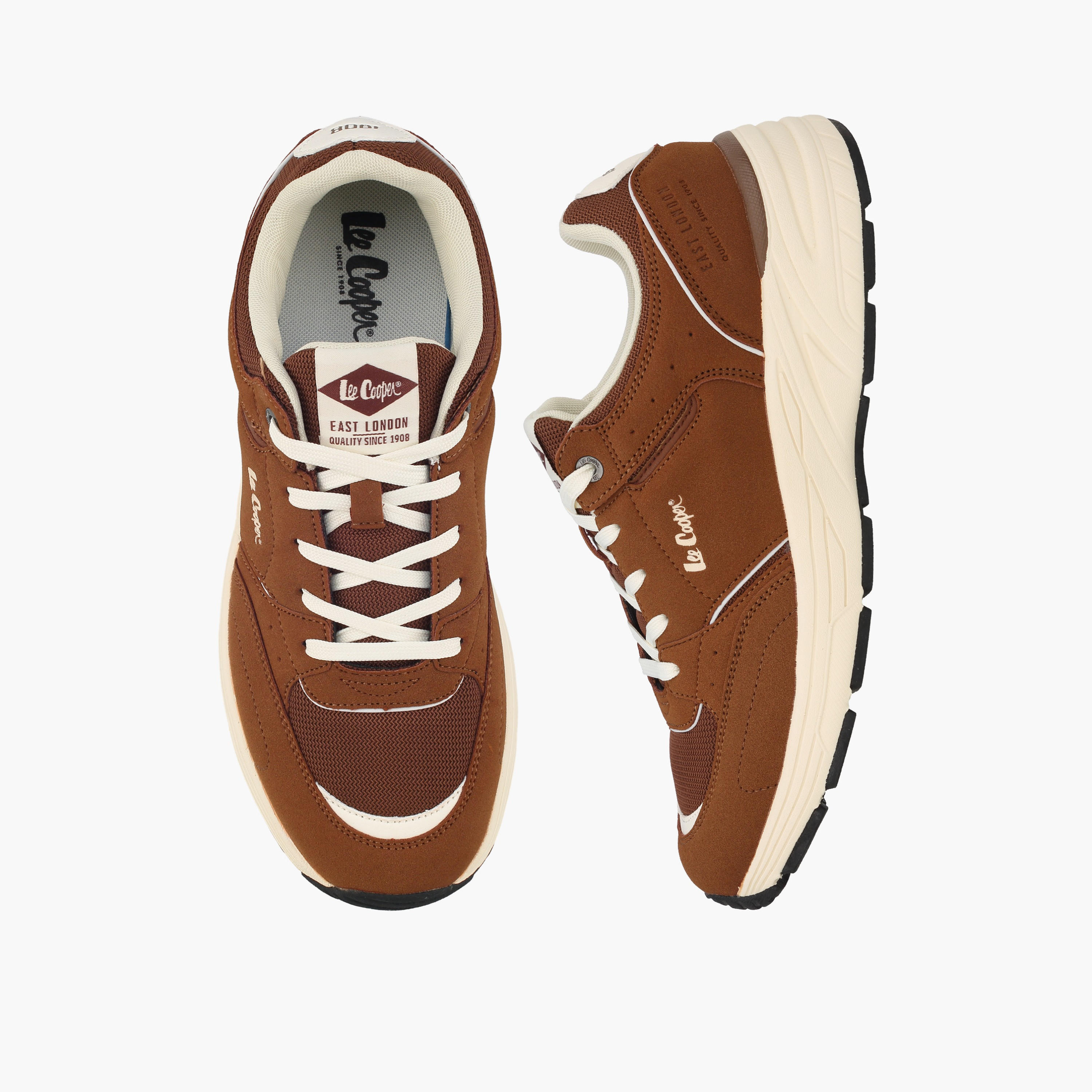 حذاء سنيكرز كاحل برباط للرجال من لي كوبر-men-shoes-sneakers-image-1