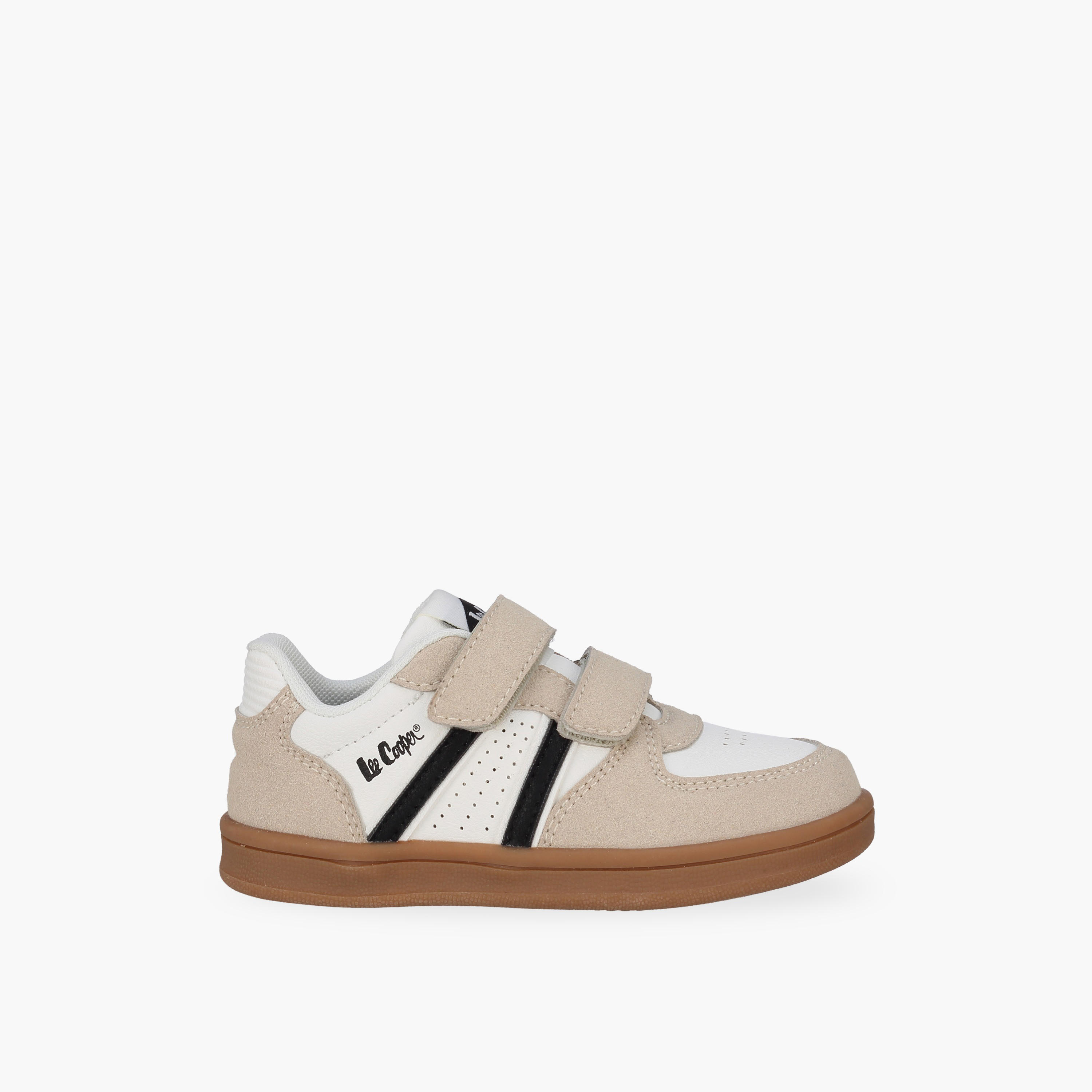 حذاء سنيكرز طول الكاحل بشريط إغلاق لاصق للبنات من لي كوبر-girls-shoes-sneakers-image-3