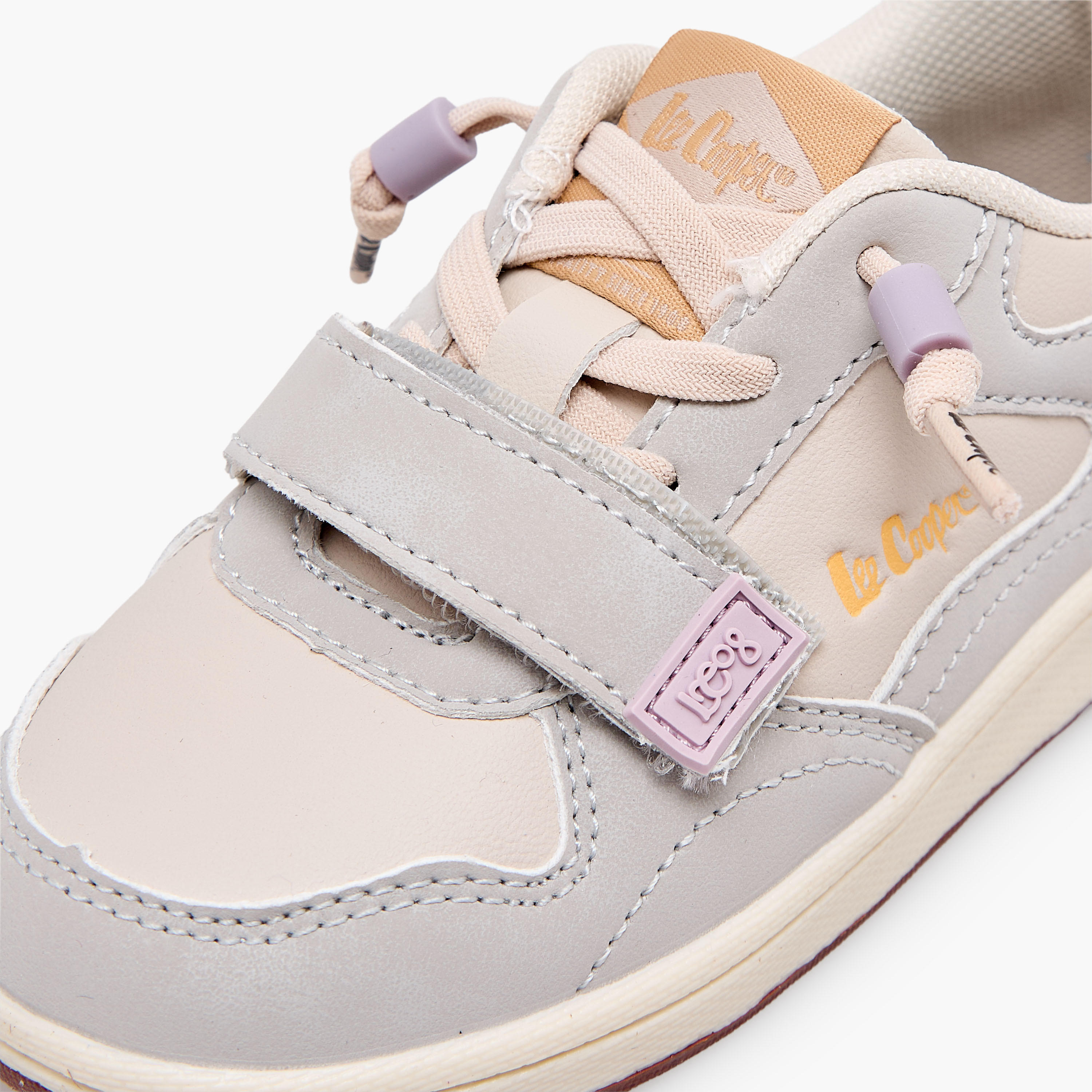 حذاء سنيكرز للكاحل بشريط لاصق للبنات من لي كوبر-girls-shoes-sneakers-image-7