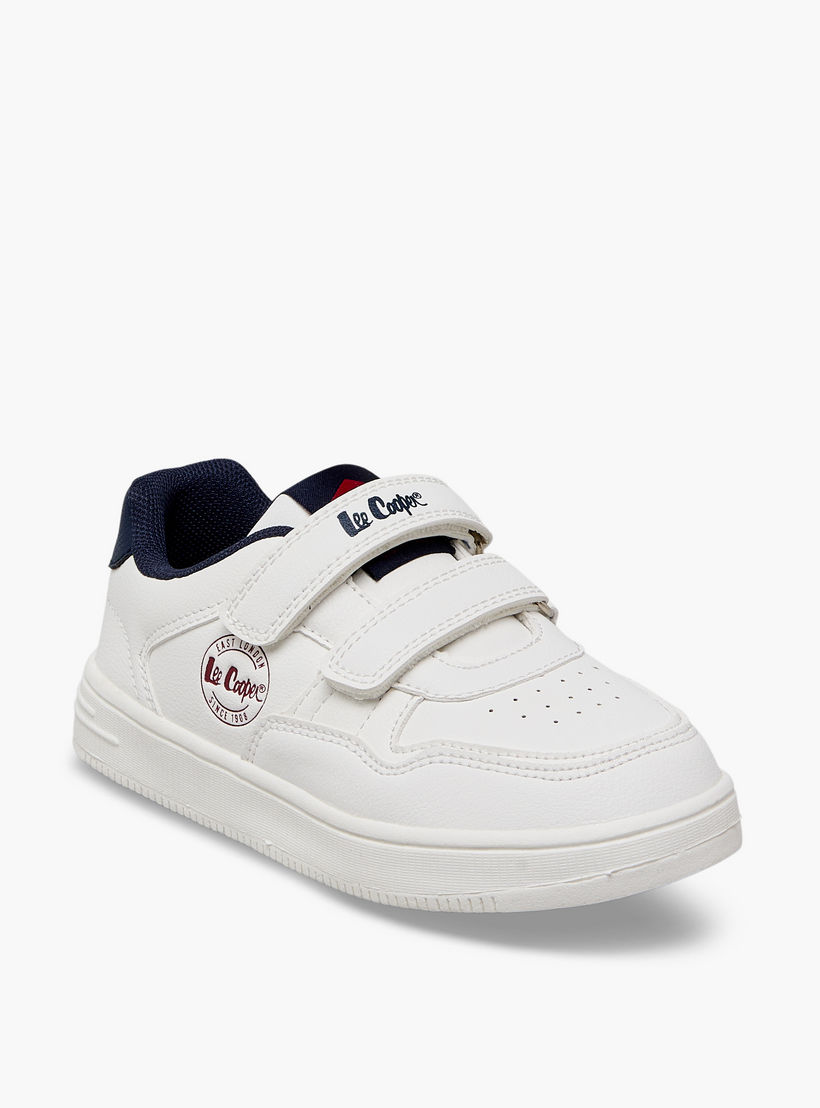 Lee Cooper Boys Panelled Hook & Loop Ankle Sneakers-boys-shoes-sneakers-image-2