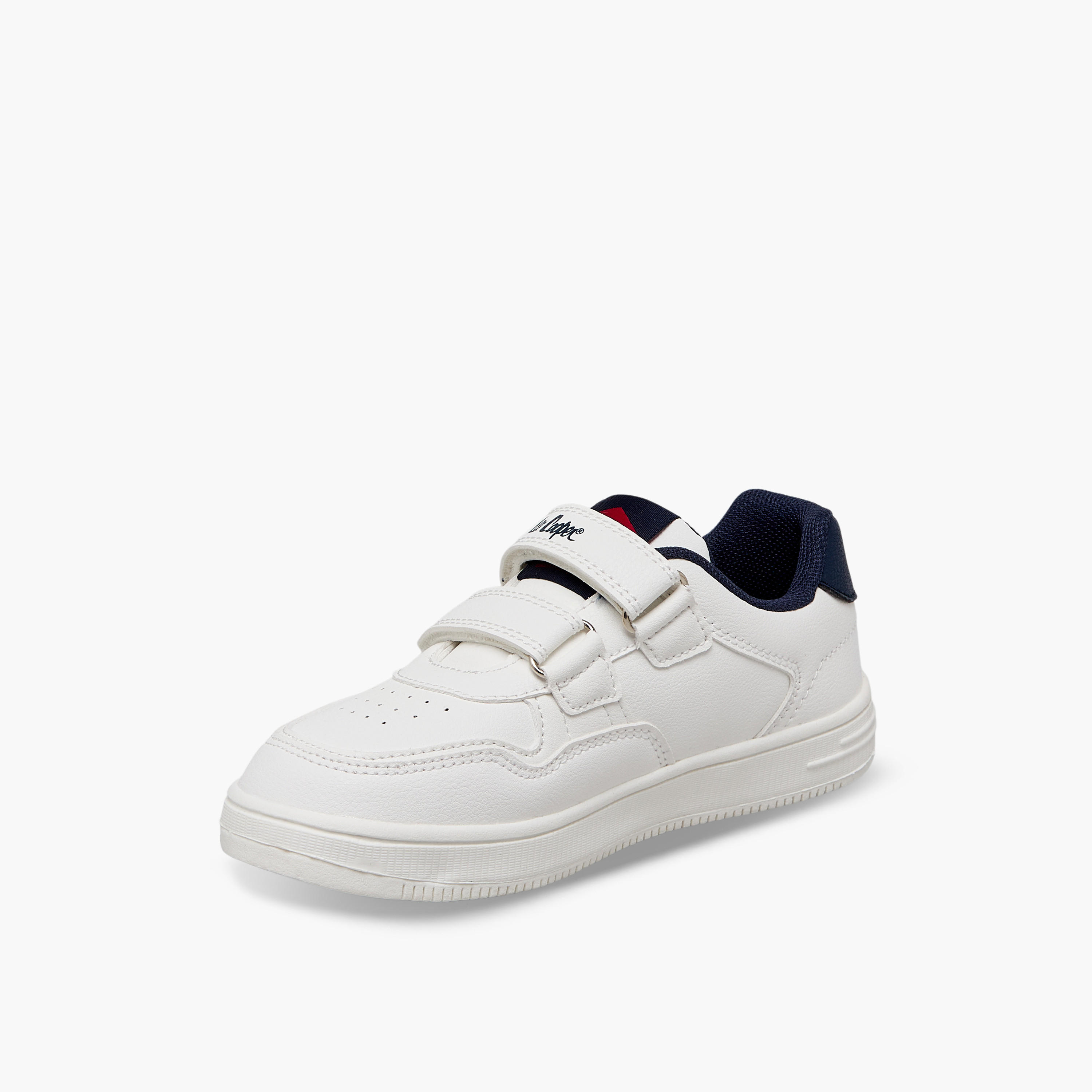 Lee Cooper Boys Panelled Hook & Loop Ankle Sneakers-boys-shoes-sneakers-image-4