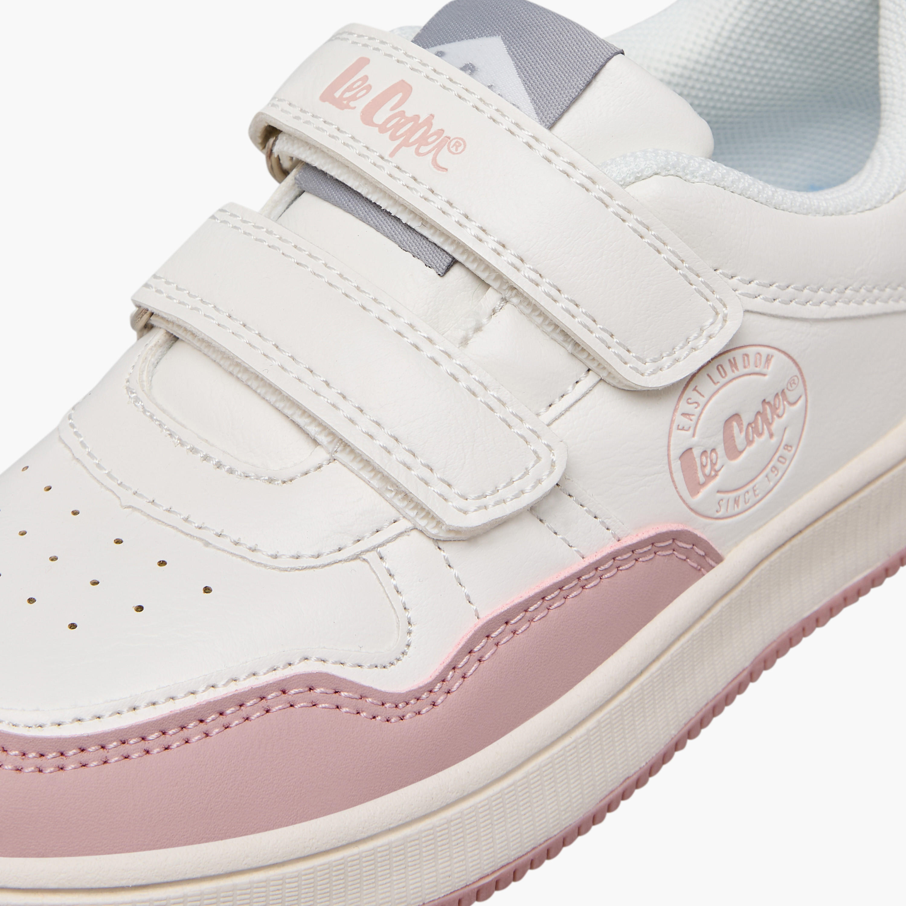 حذاء سنيكرز طول الكاحل بشريط إغلاق للبنات من لي كوبر-girls-shoes-sneakers-image-7