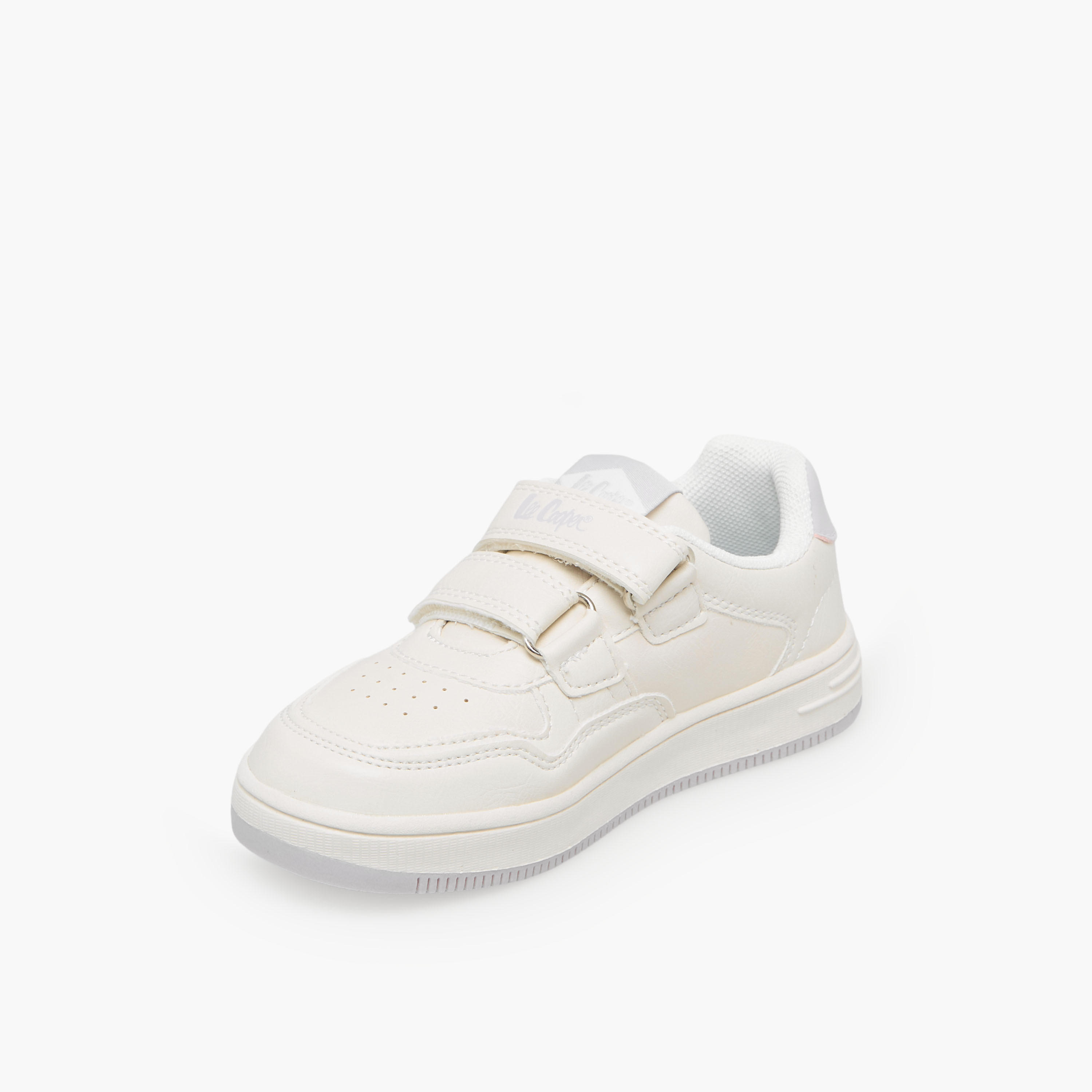 حذاء سنيكرز طول الكاحل بشريط إغلاق لاصق للبنات من لي كوبر-girls-shoes-sneakers-image-4