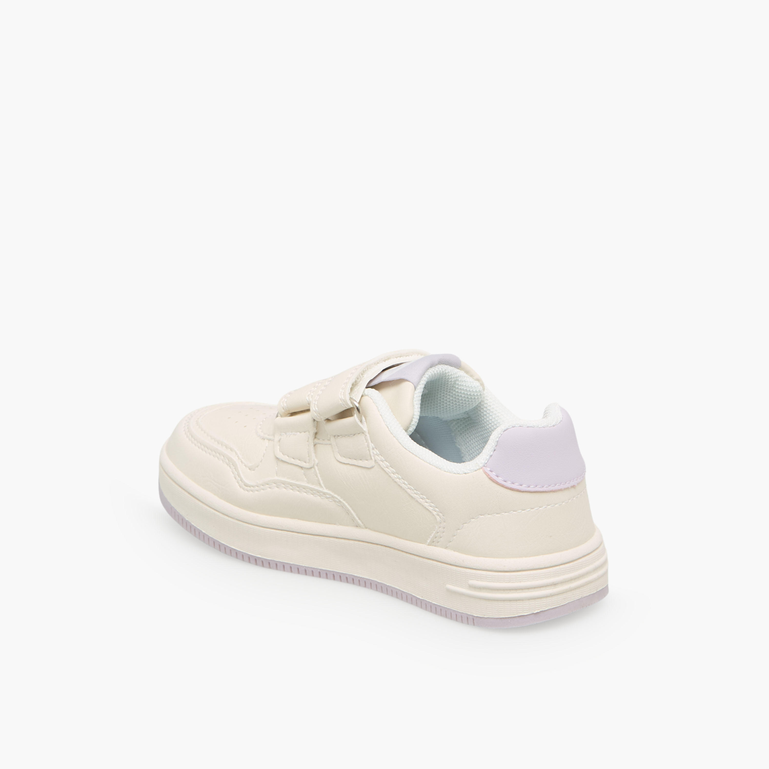 حذاء سنيكرز طول الكاحل بشريط إغلاق لاصق للبنات من لي كوبر-girls-shoes-sneakers-image-5