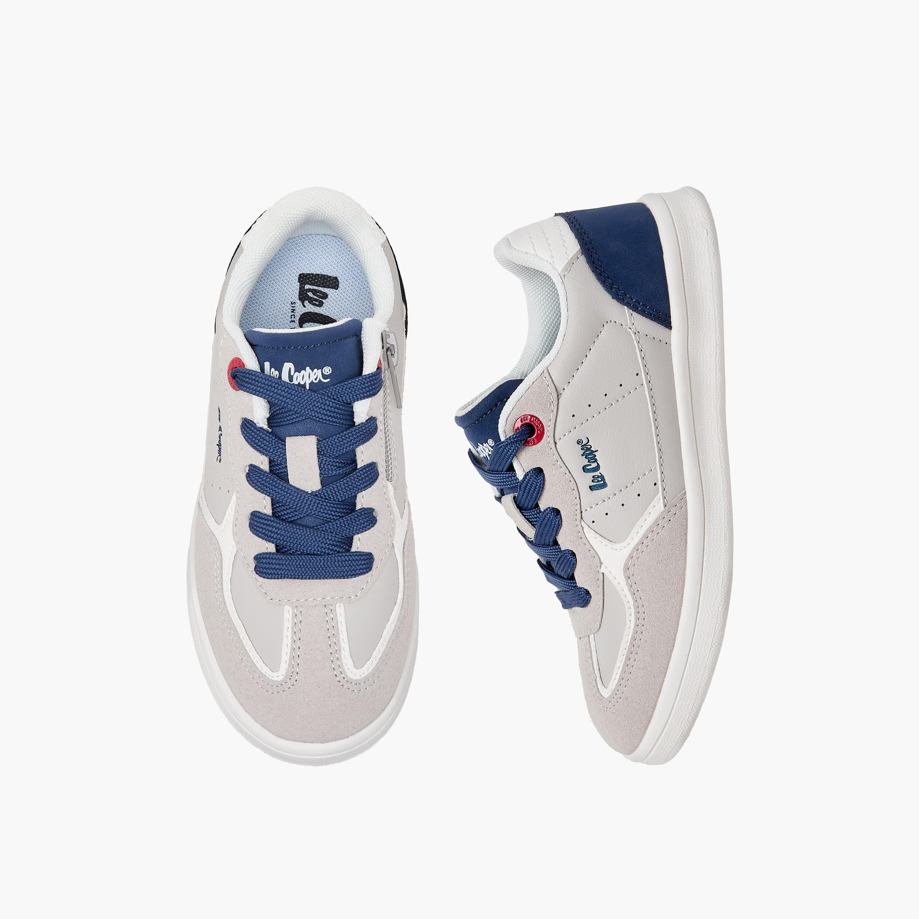 Lee Cooper Boys Lace-Up Ankle Sneakers-boys-shoes-sneakers-image-1