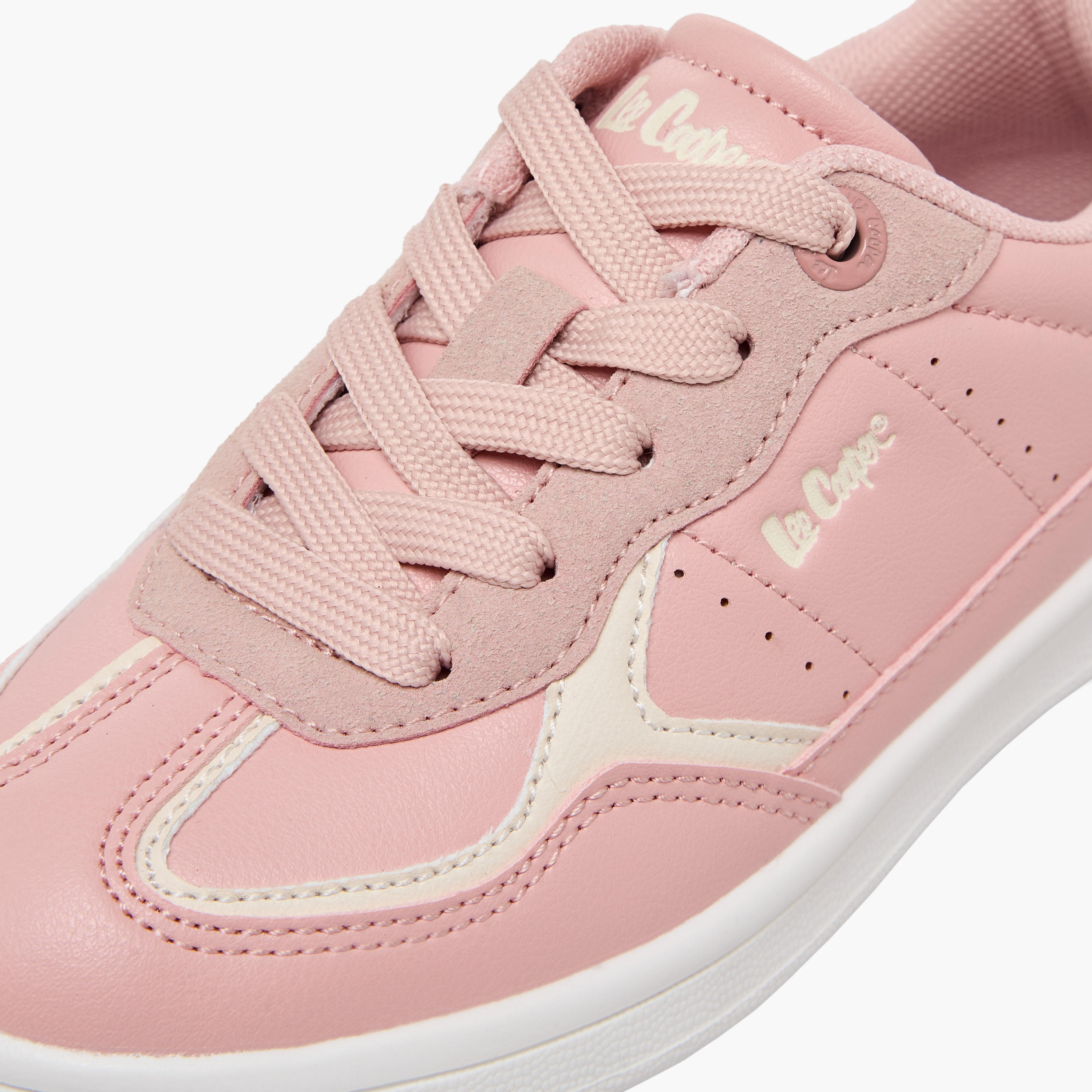 Lee Cooper Girls Lace-Up Ankle Sneakers-girls-shoes-sneakers-image-7