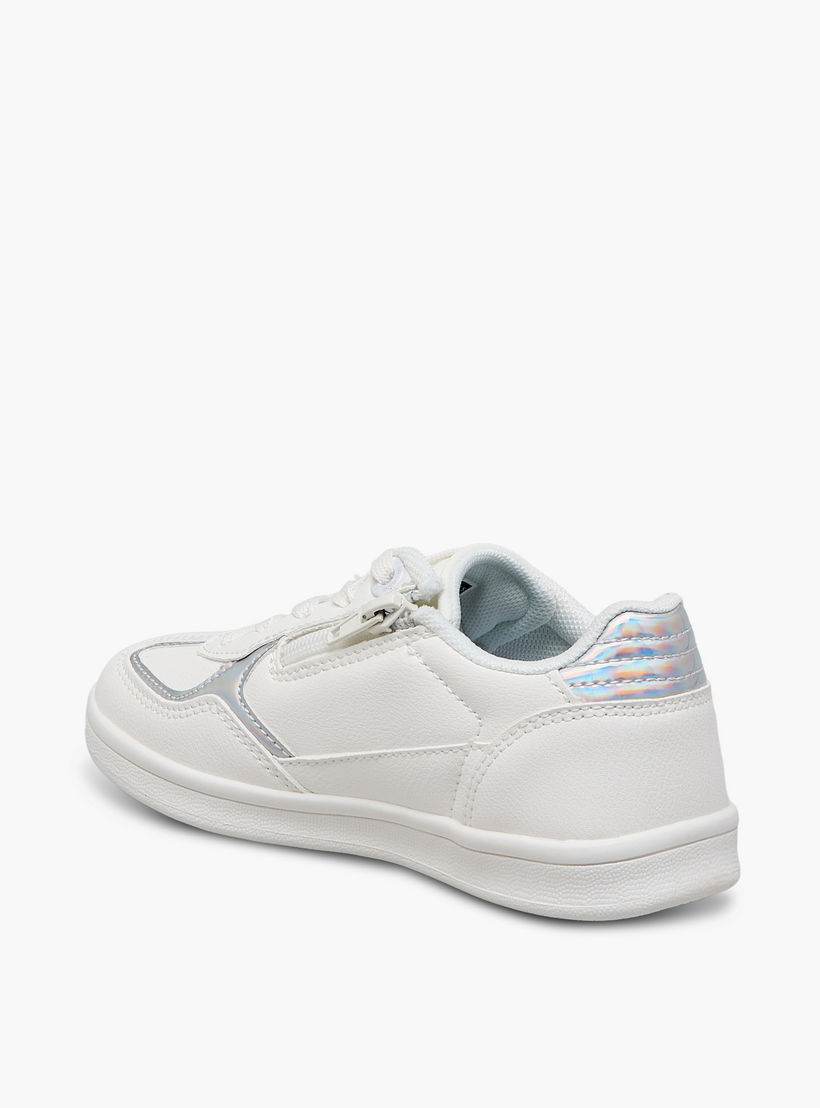 Lee Cooper Girls Lace-Up Ankle Sneakers-girls-shoes-sneakers-image-5