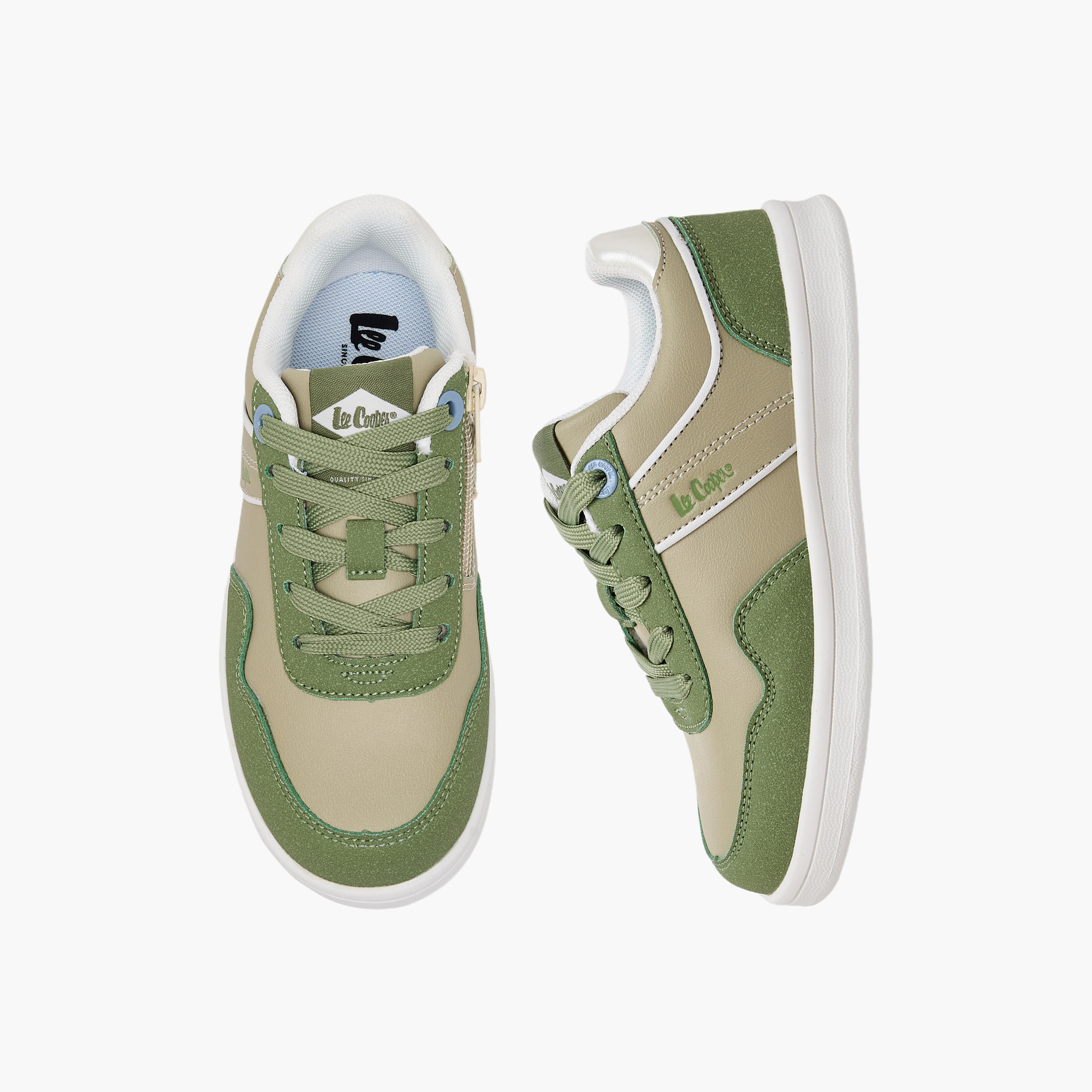 حذاء سنيكرز بطول الكاحل ورباط إغلاق للأولاد من لي كوبر-boys-shoes-sneakers-image-1