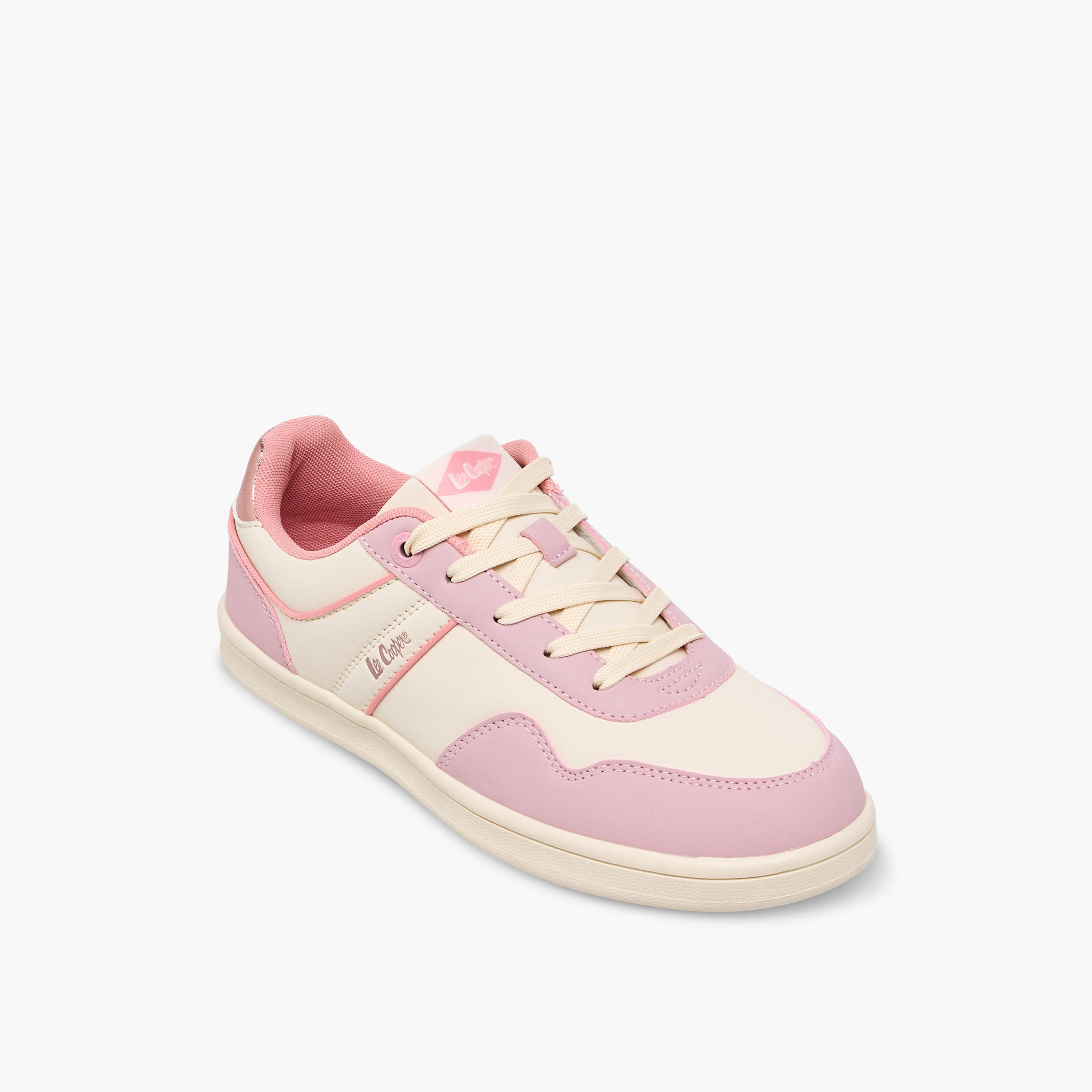 Lee Cooper Girls Lace-Up Ankle Sneakers-girls-shoes-sneakers-image-2