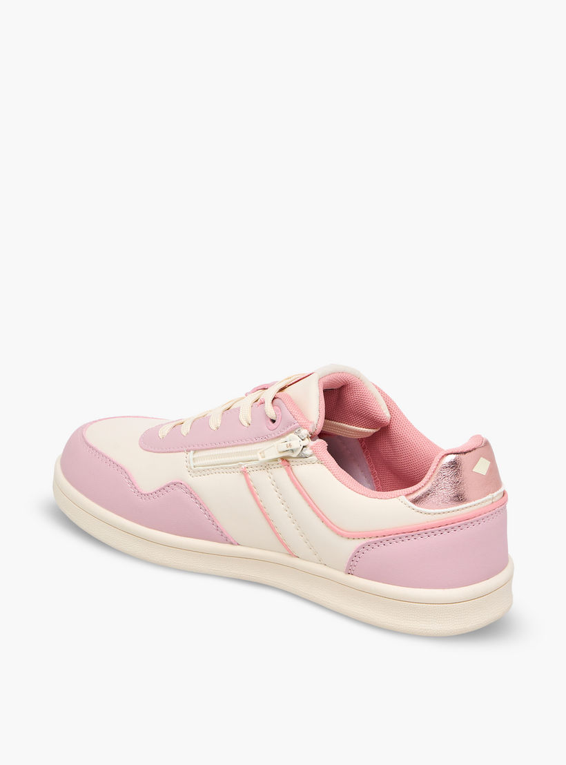 Lee Cooper Girls Lace-Up Ankle Sneakers-girls-shoes-sneakers-image-5