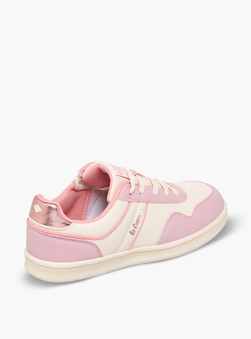 Lee Cooper Girls Lace-Up Ankle Sneakers-girls-shoes-sneakers-image-6