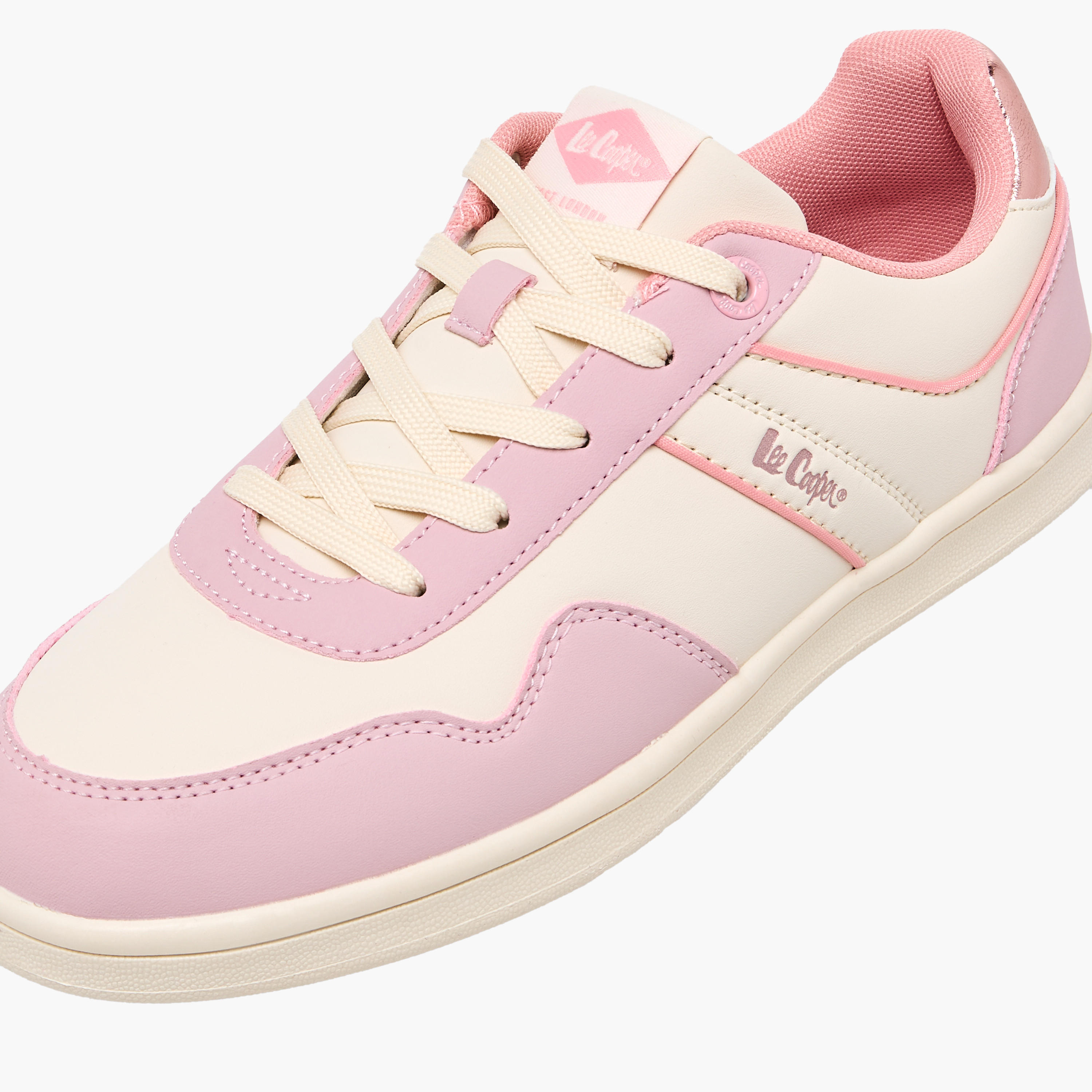Lee Cooper Girls Lace-Up Ankle Sneakers-girls-shoes-sneakers-image-7