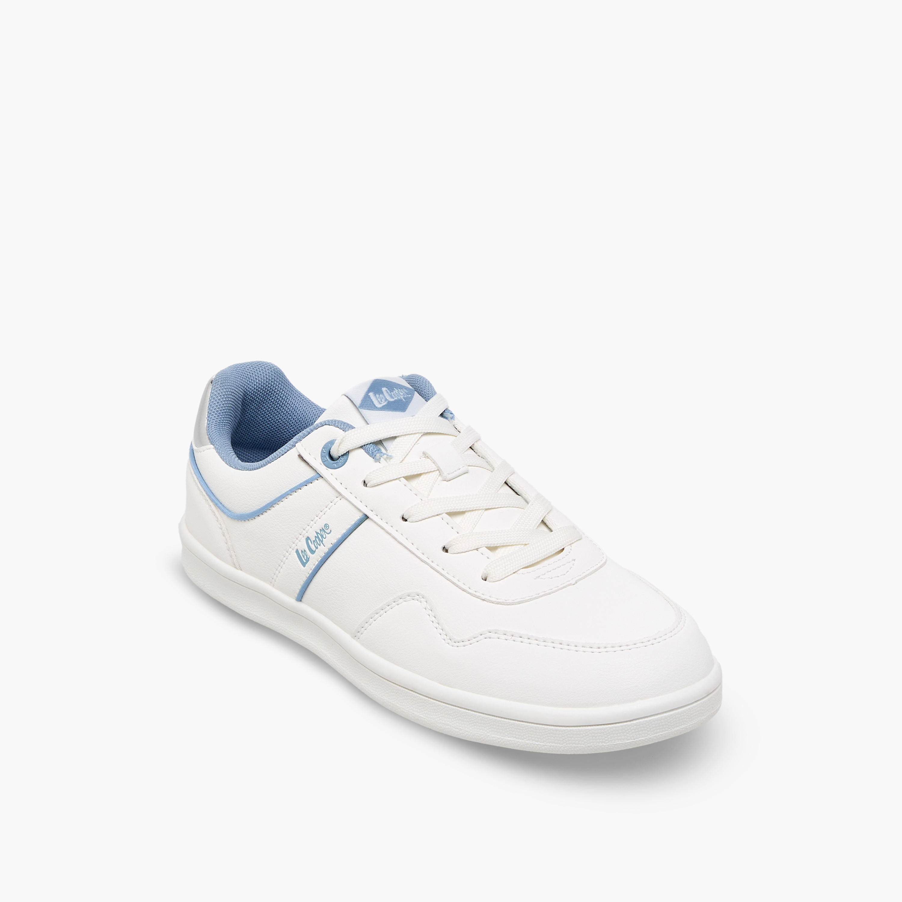 Lee Cooper Girls Lace-Up Ankle Sneakers-girls-shoes-sneakers-image-1