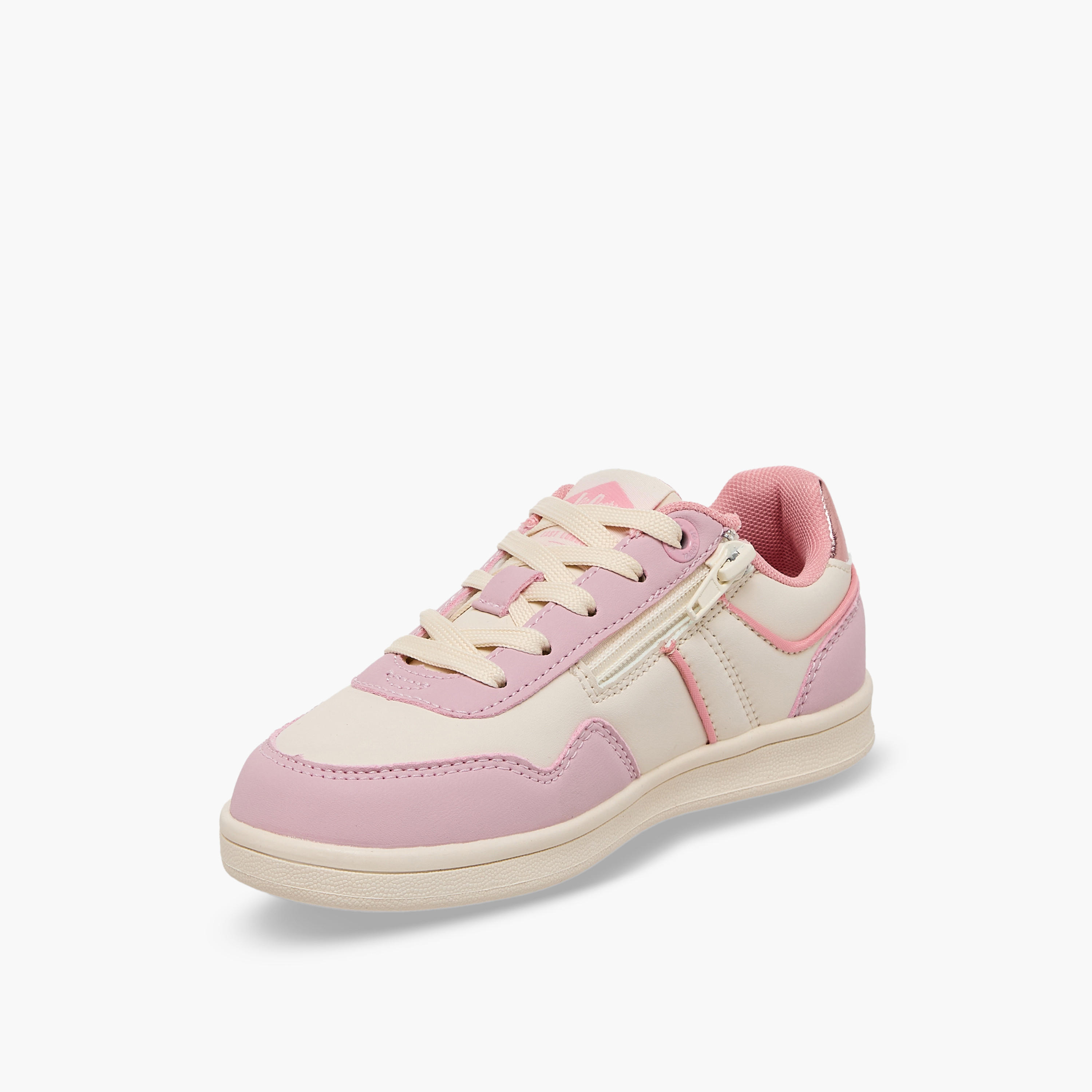 Lee Cooper Girls Panelled Lace-Up Ankle Sneakers-girls-shoes-sneakers-image-4