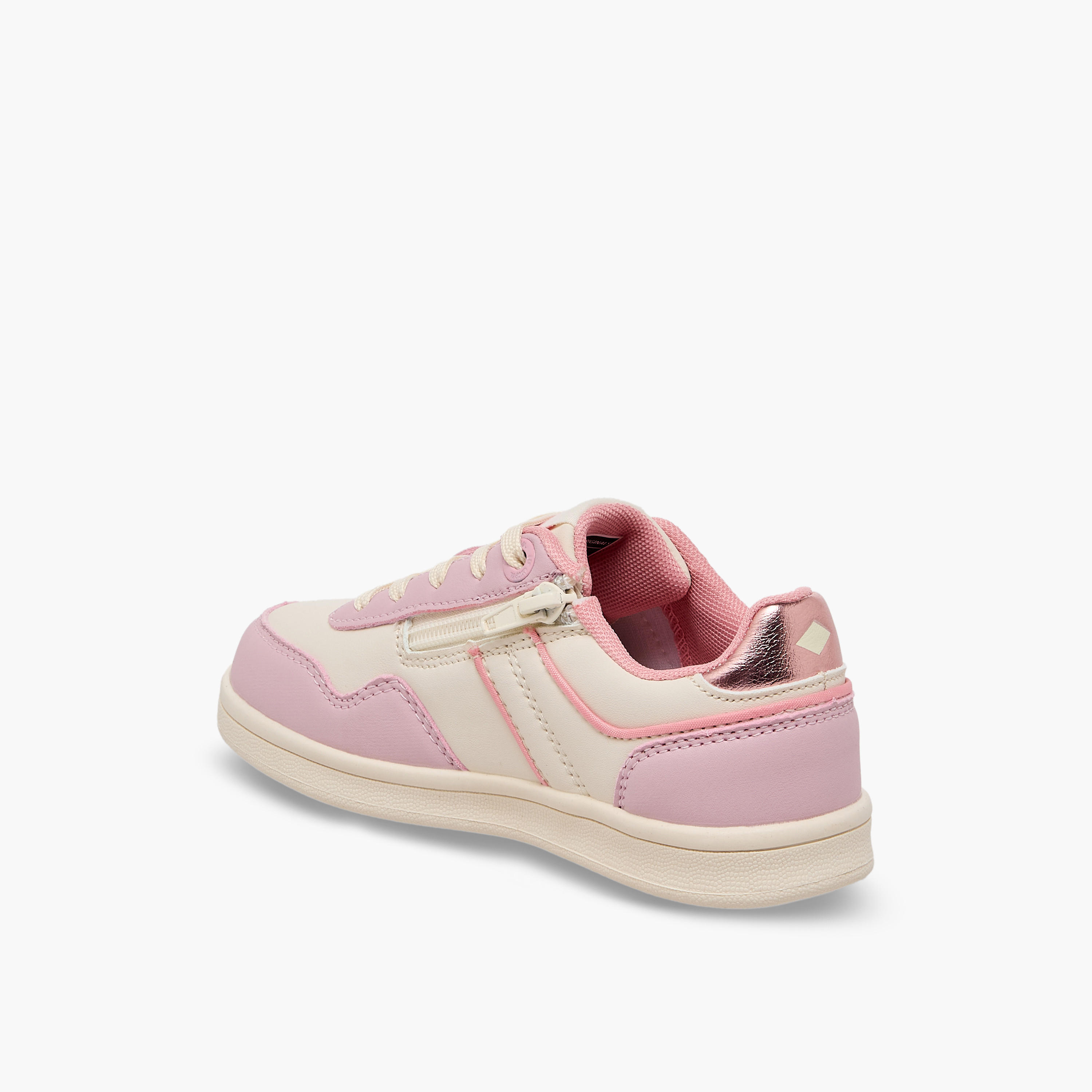 Lee Cooper Girls Panelled Lace-Up Ankle Sneakers-girls-shoes-sneakers-image-5