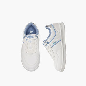 Lee Cooper Girls Panelled Lace-Up Ankle Sneakers-girls-shoes-sneakers-image-1