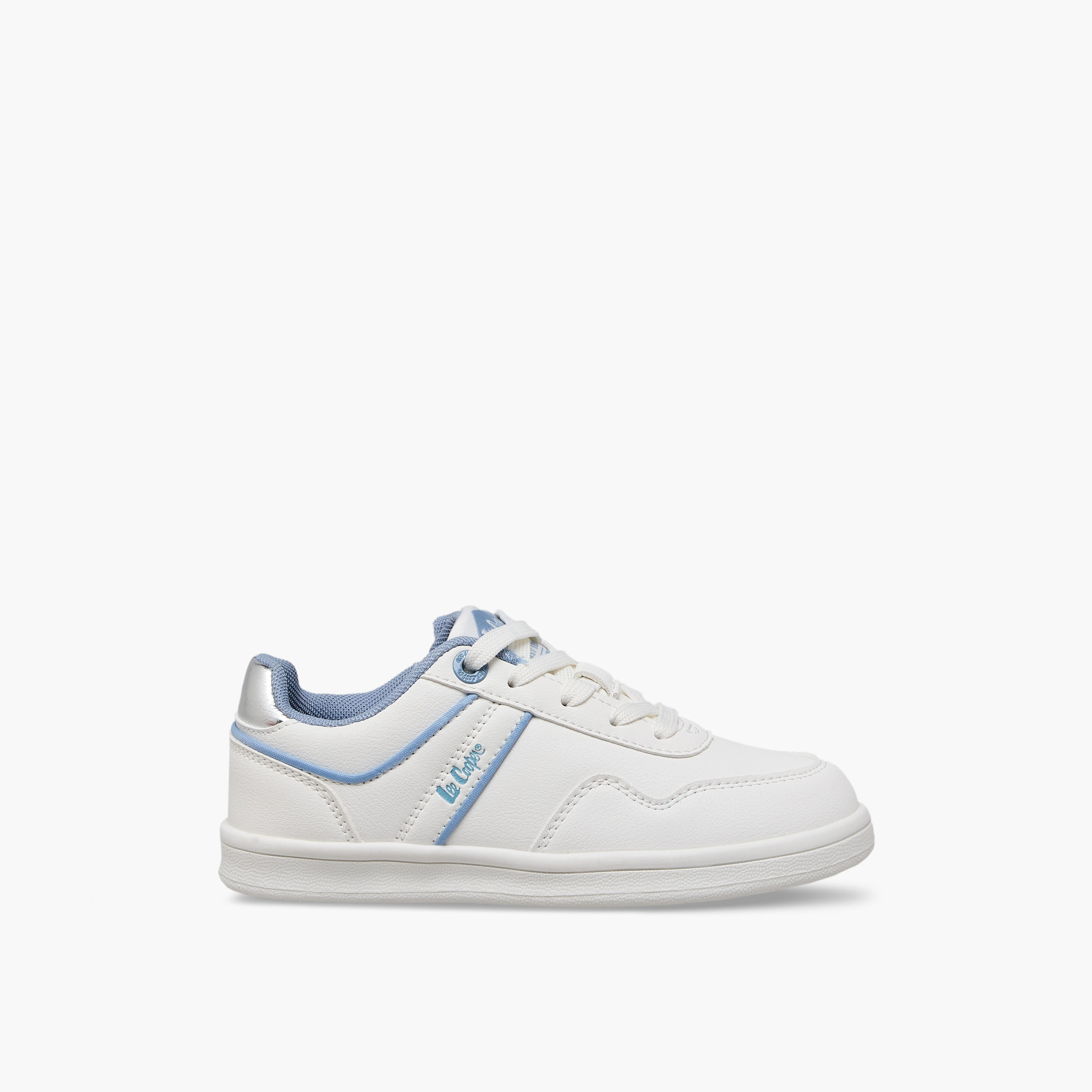 Lee Cooper Girls Panelled Lace-Up Ankle Sneakers-girls-shoes-sneakers-image-3